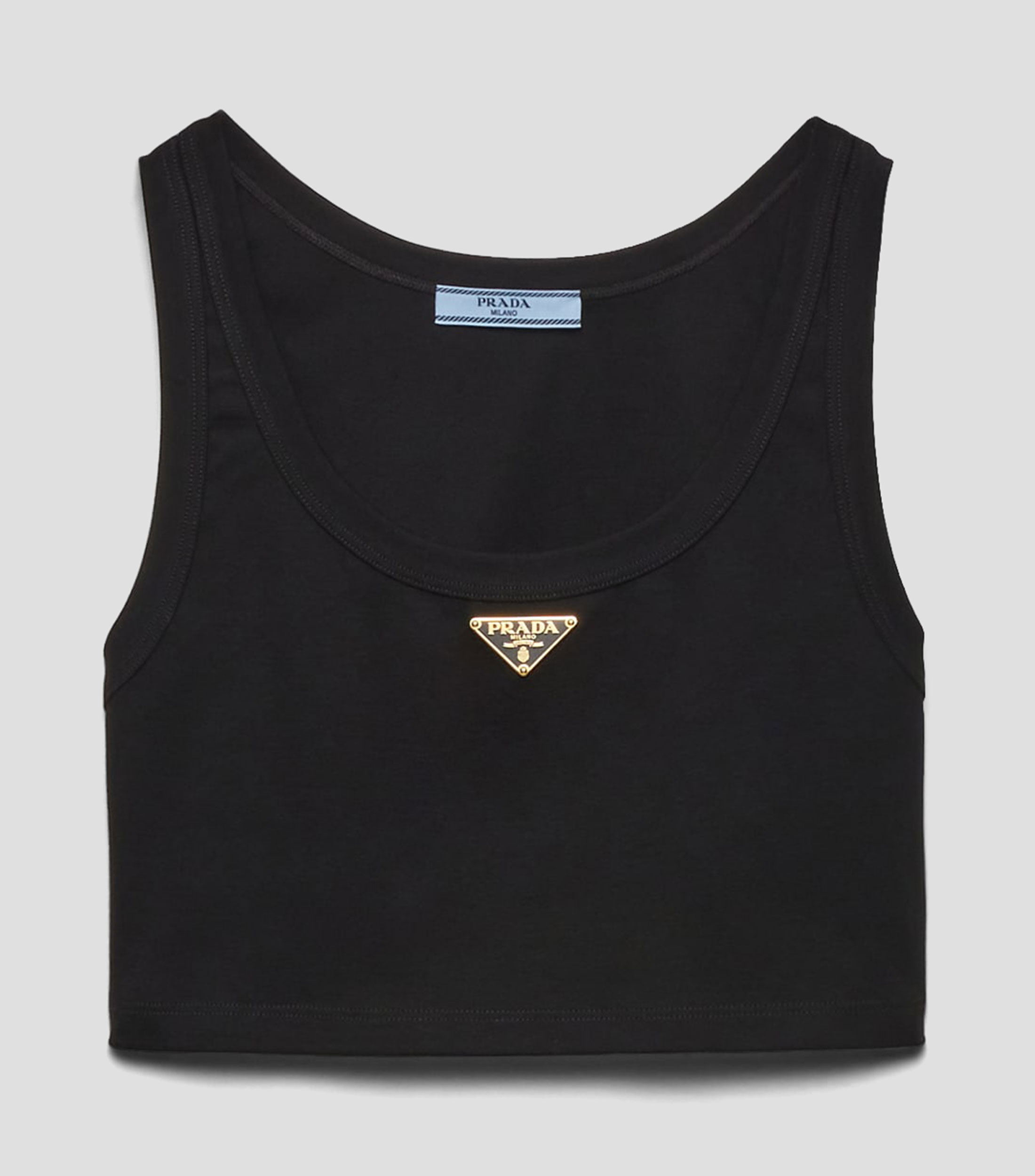 Blusa lisa sin mangas Mujer