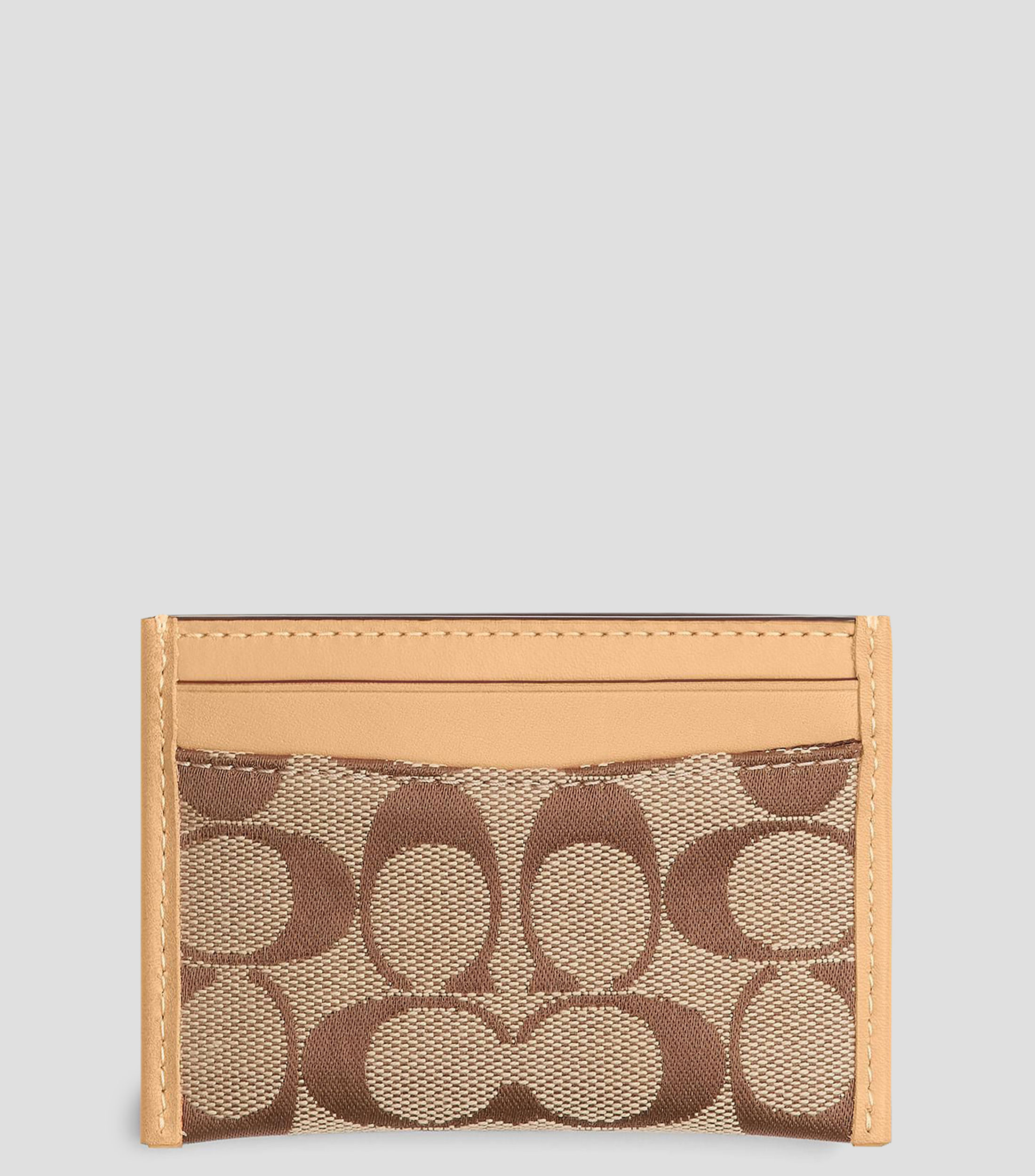 Tarjetero en piel Essential estampado Mujer