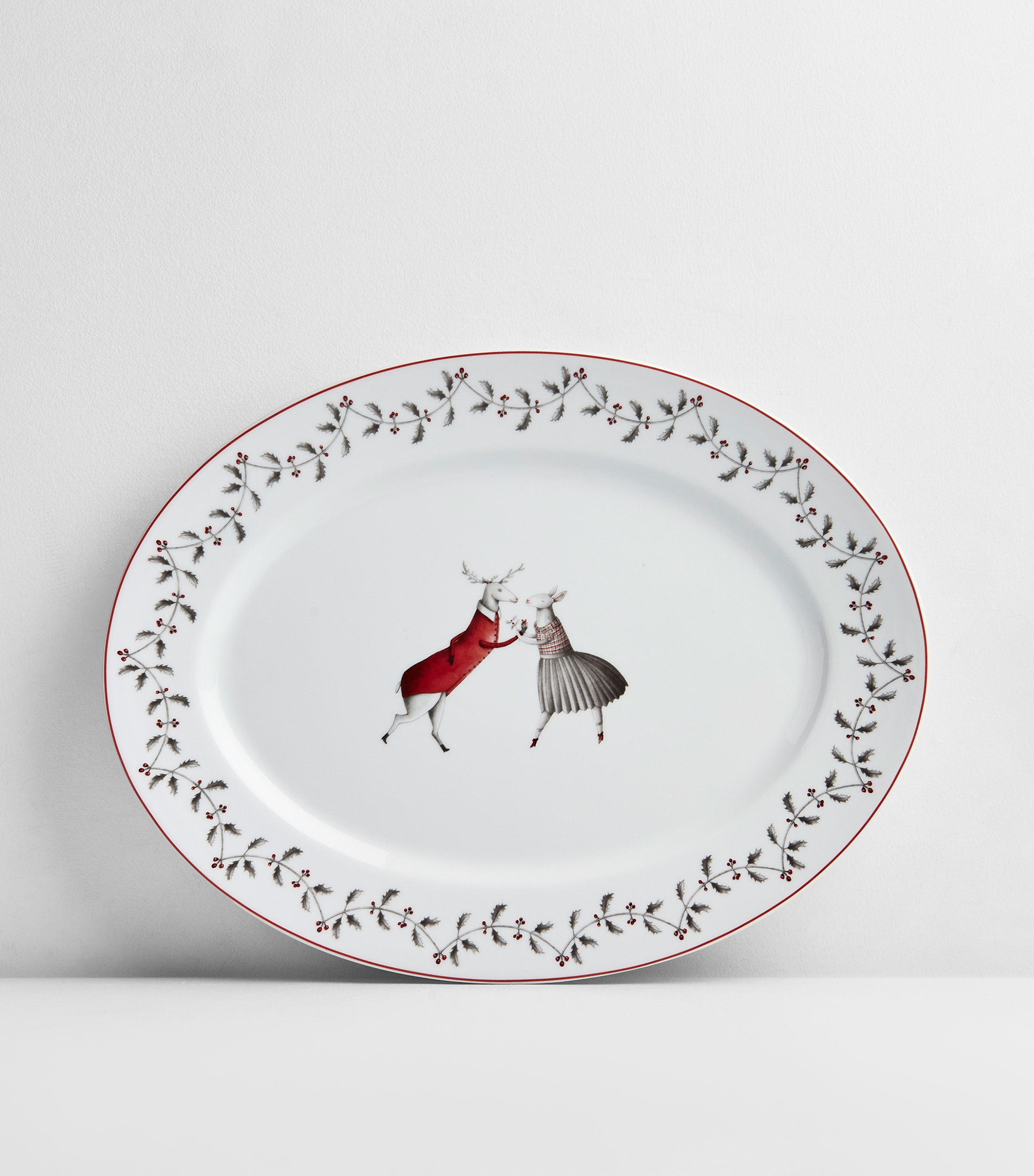 Plato fuente oval pequeña Noel