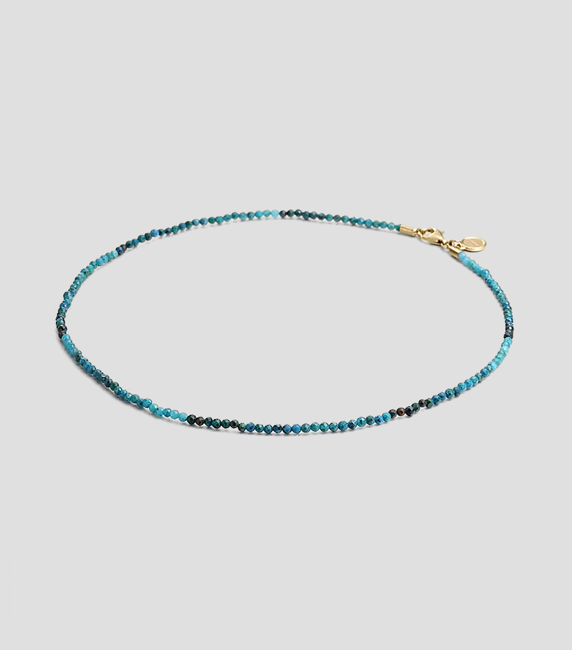 Collar en plata .925 con bolitas de crisocola Big Daddy Mujer