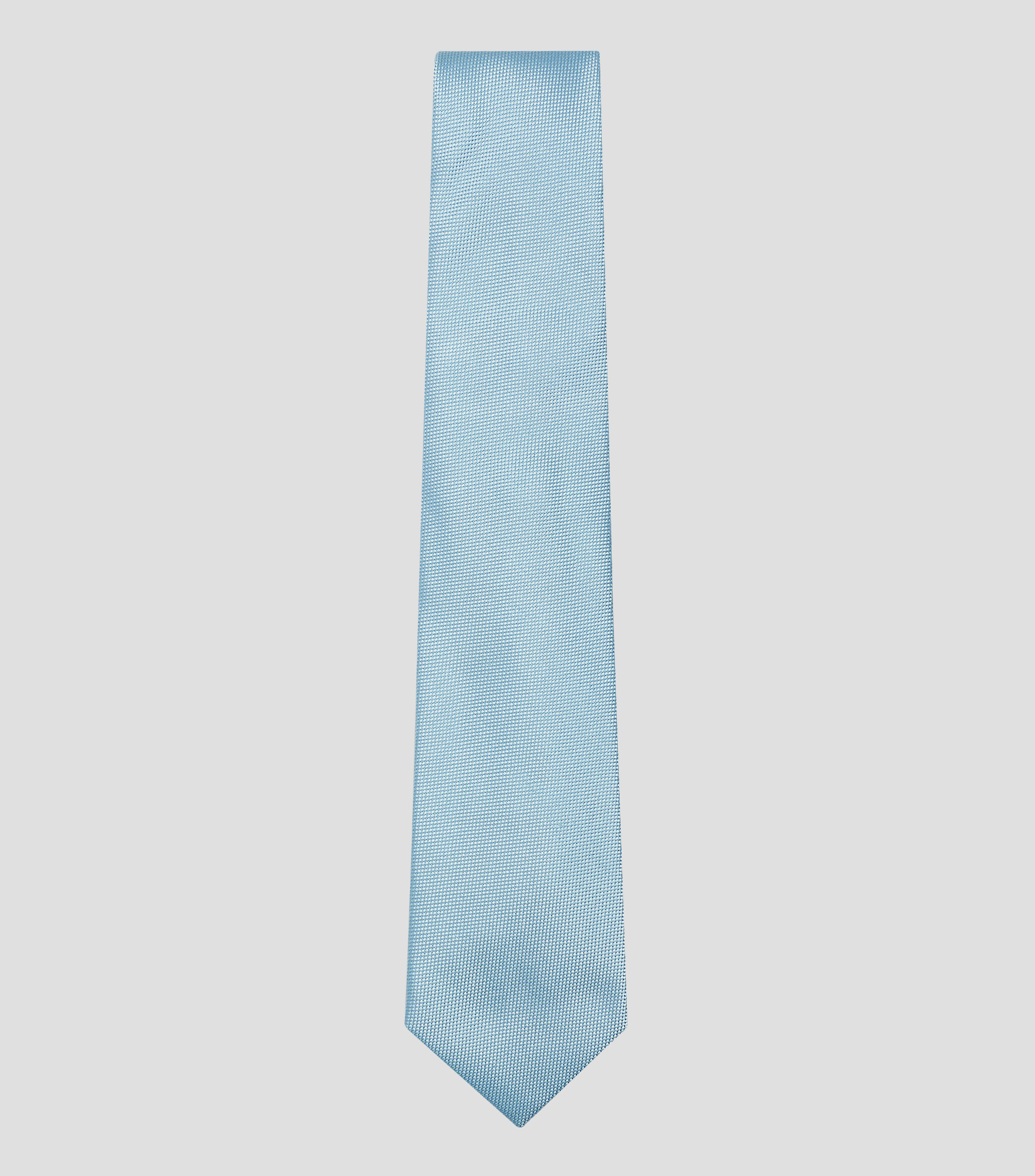 Corbata ancha de seda con microdiseño