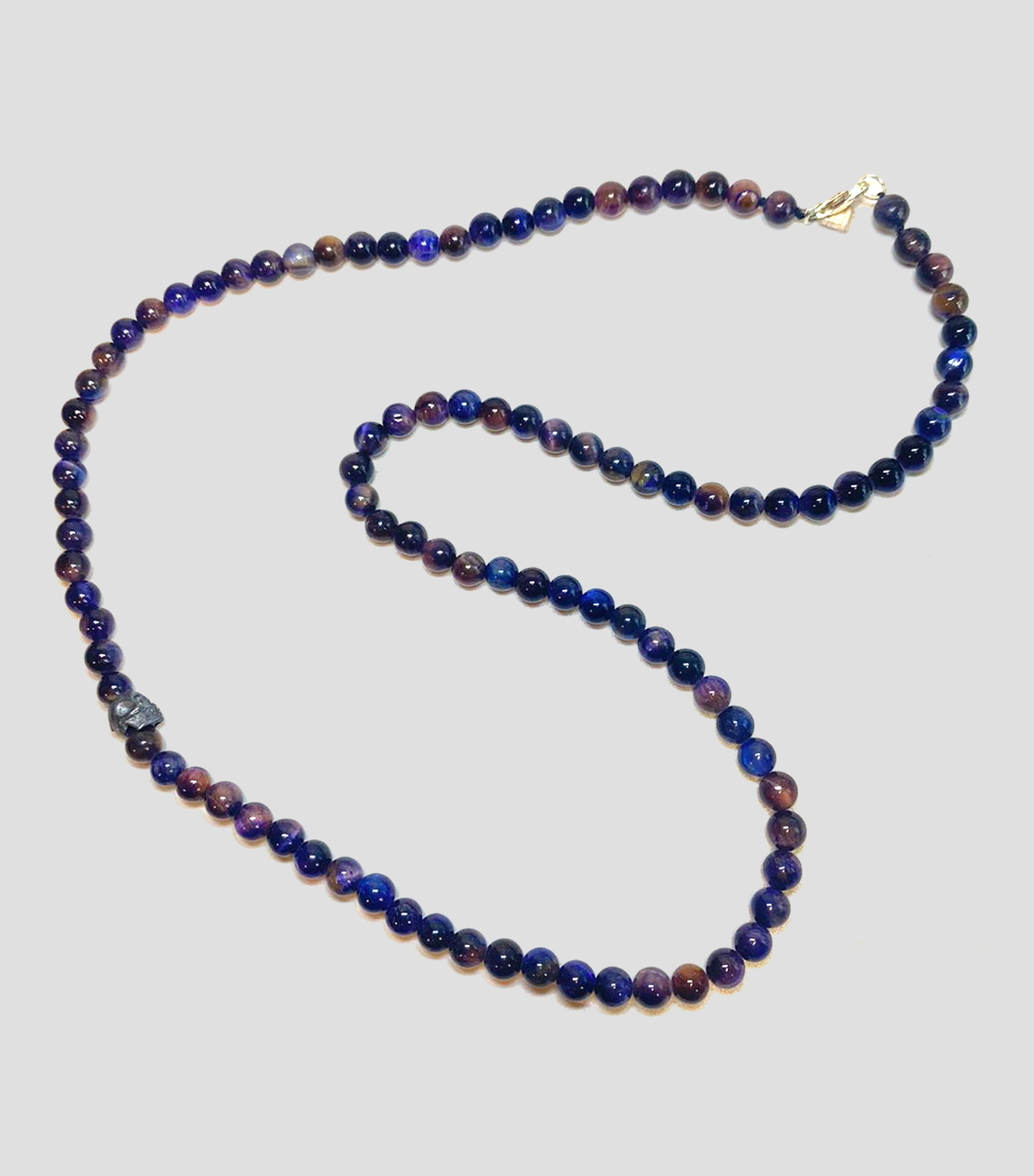 Collar con ojo de tigre Unisex