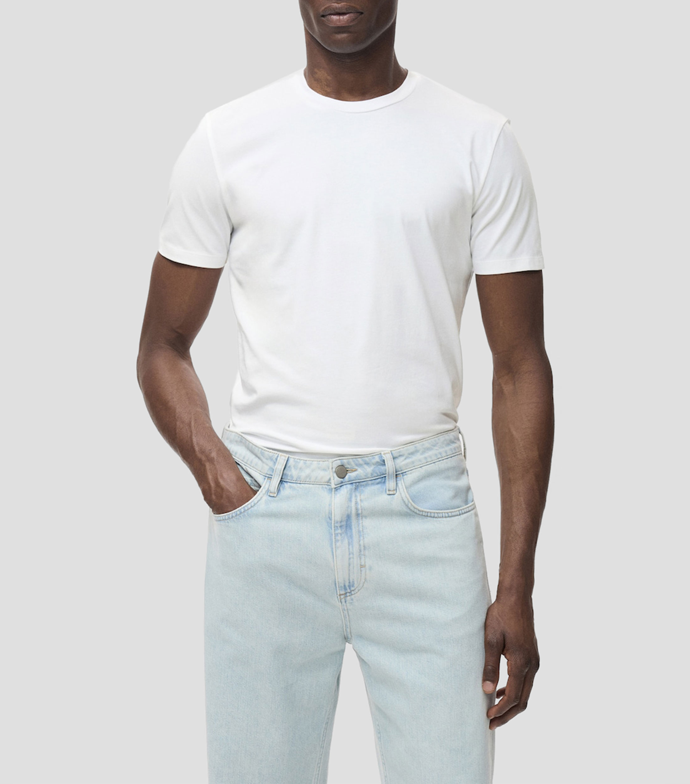 Playera de cuello redondo y manga corta Hombre