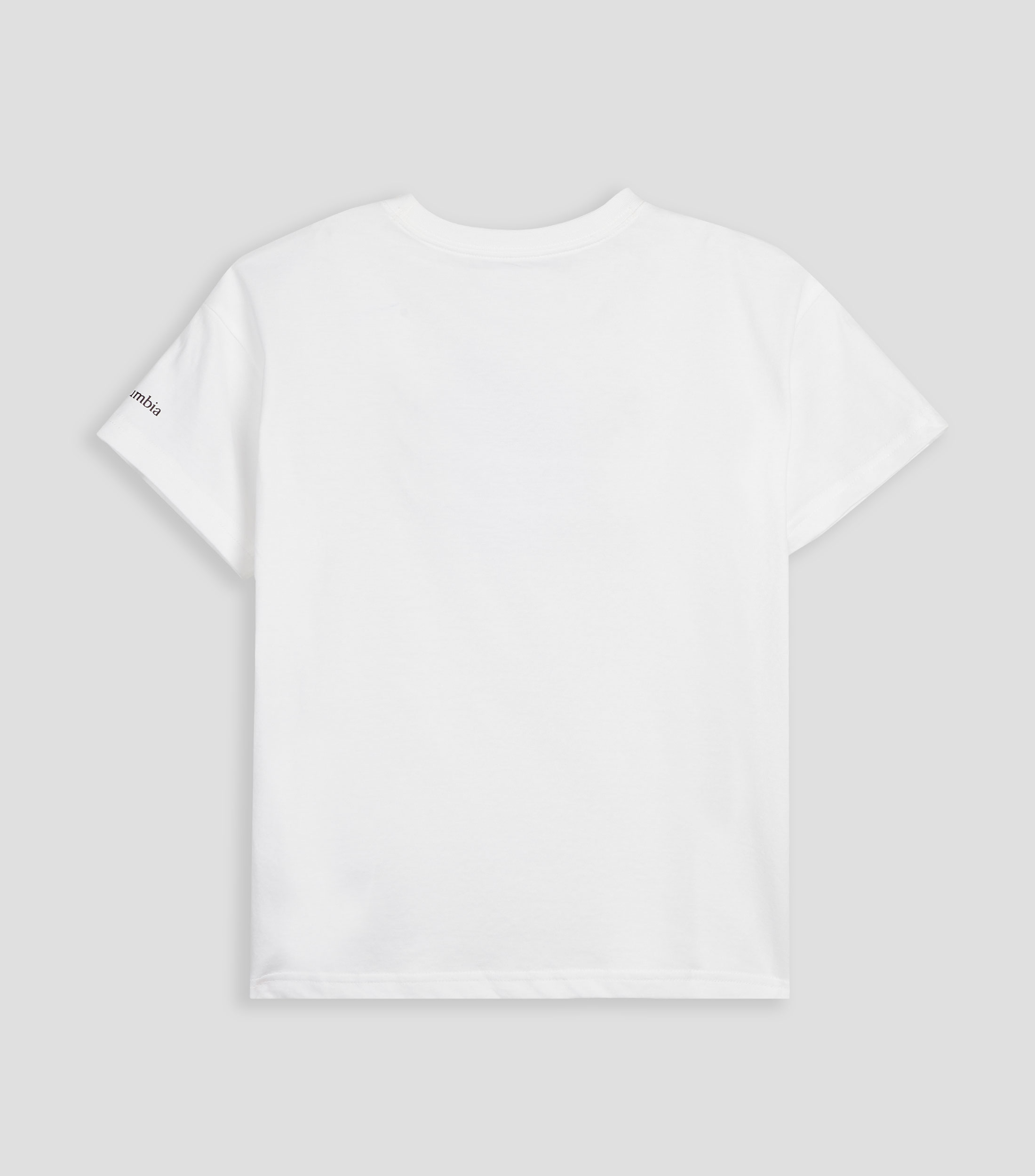 Playera para entrenamiento cuello redondo manga corta estampada Niña