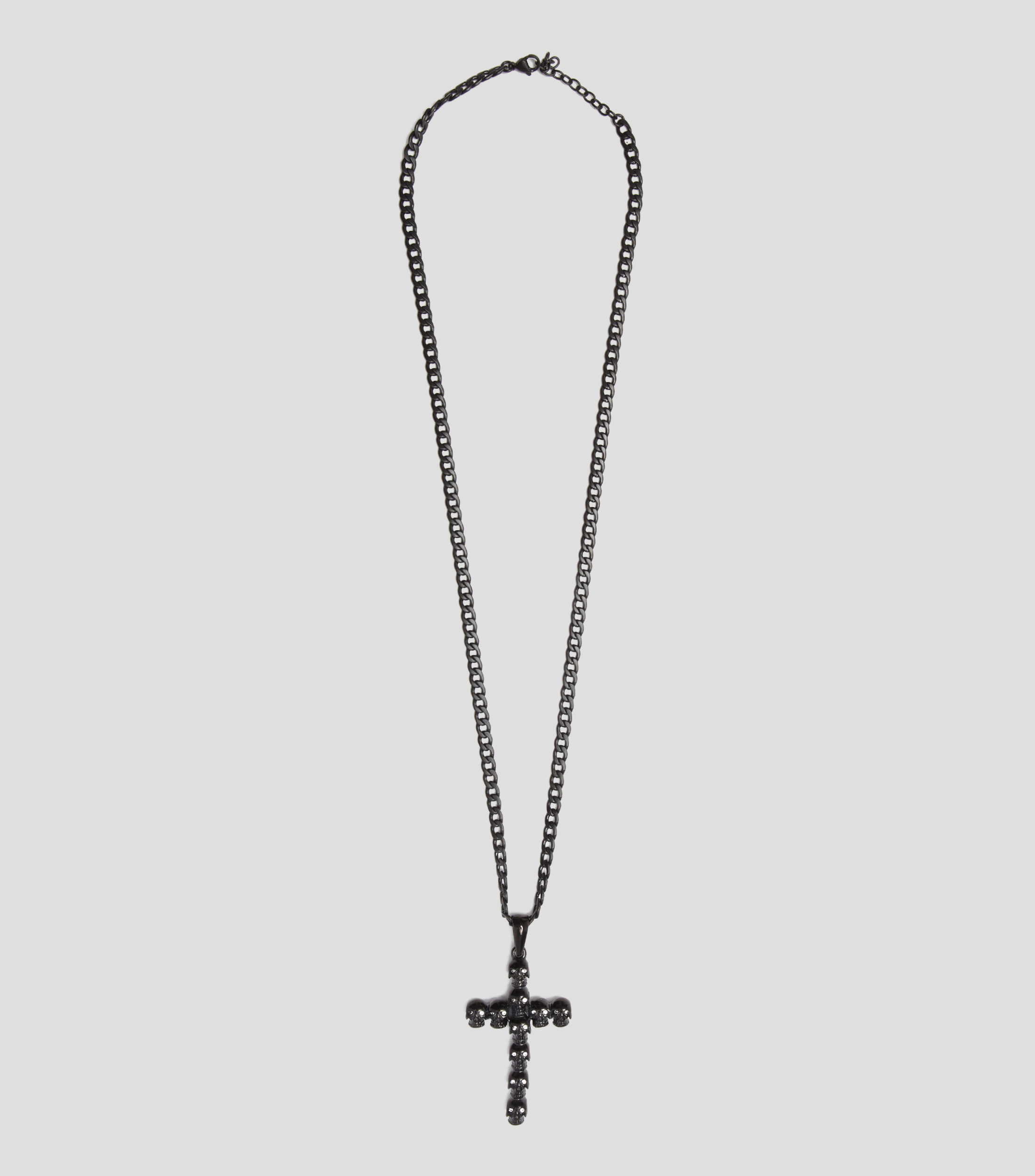 Collar Skull Negro Hombre