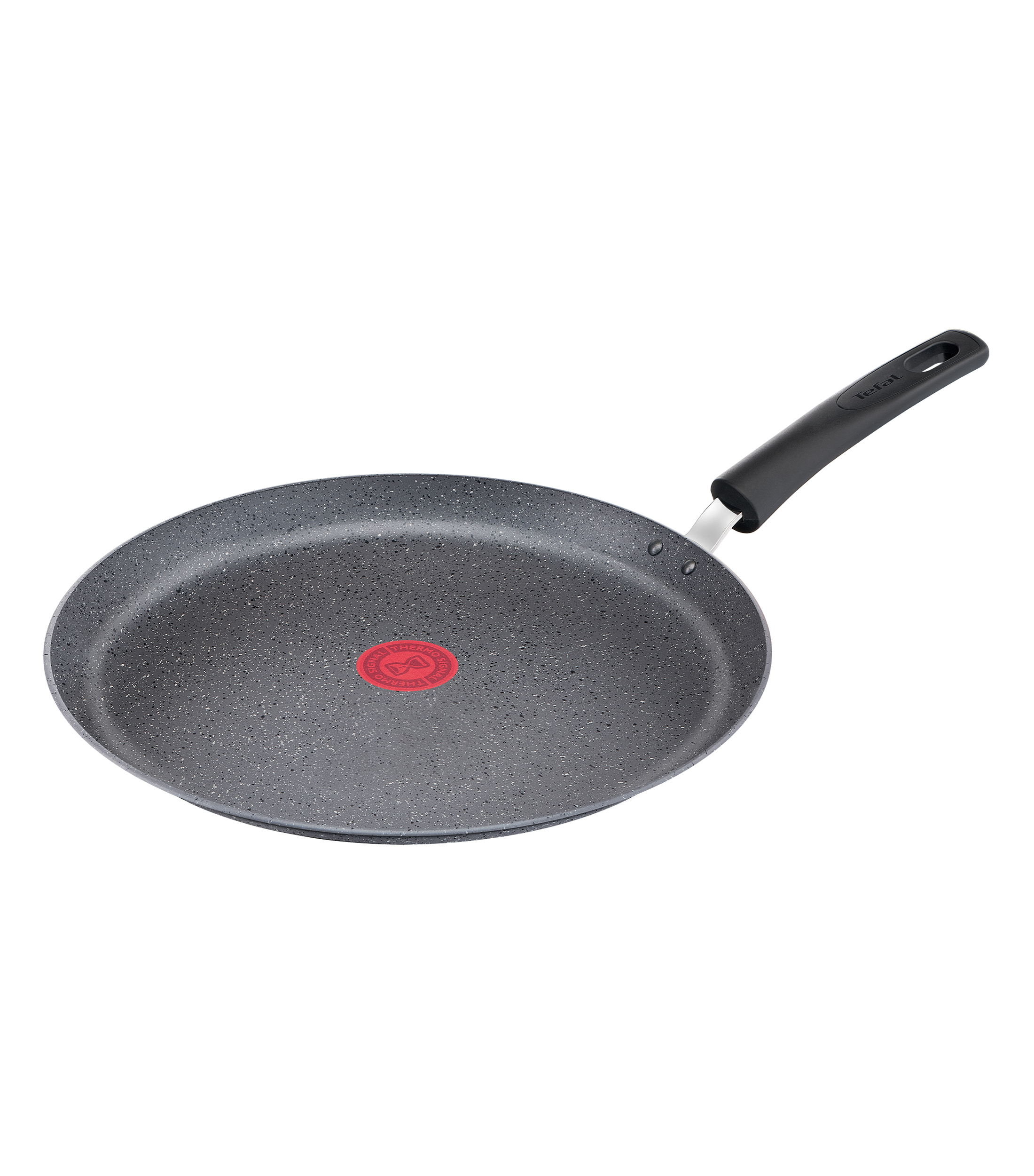 Crepera en Aluminio 28 cm gris jaspeado