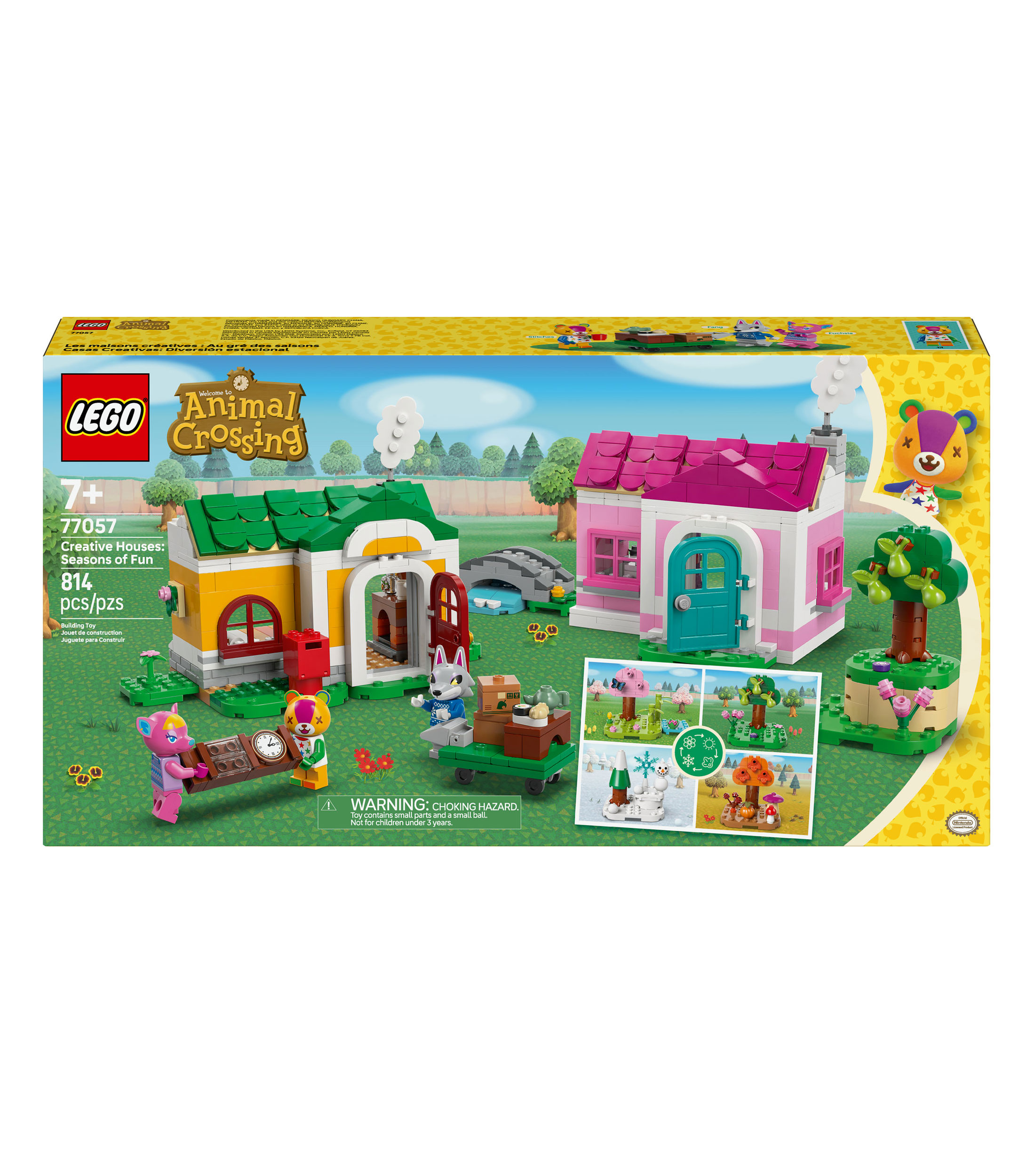 Lego Animal Crossing Casas Creativas Diversión estacional 77057
