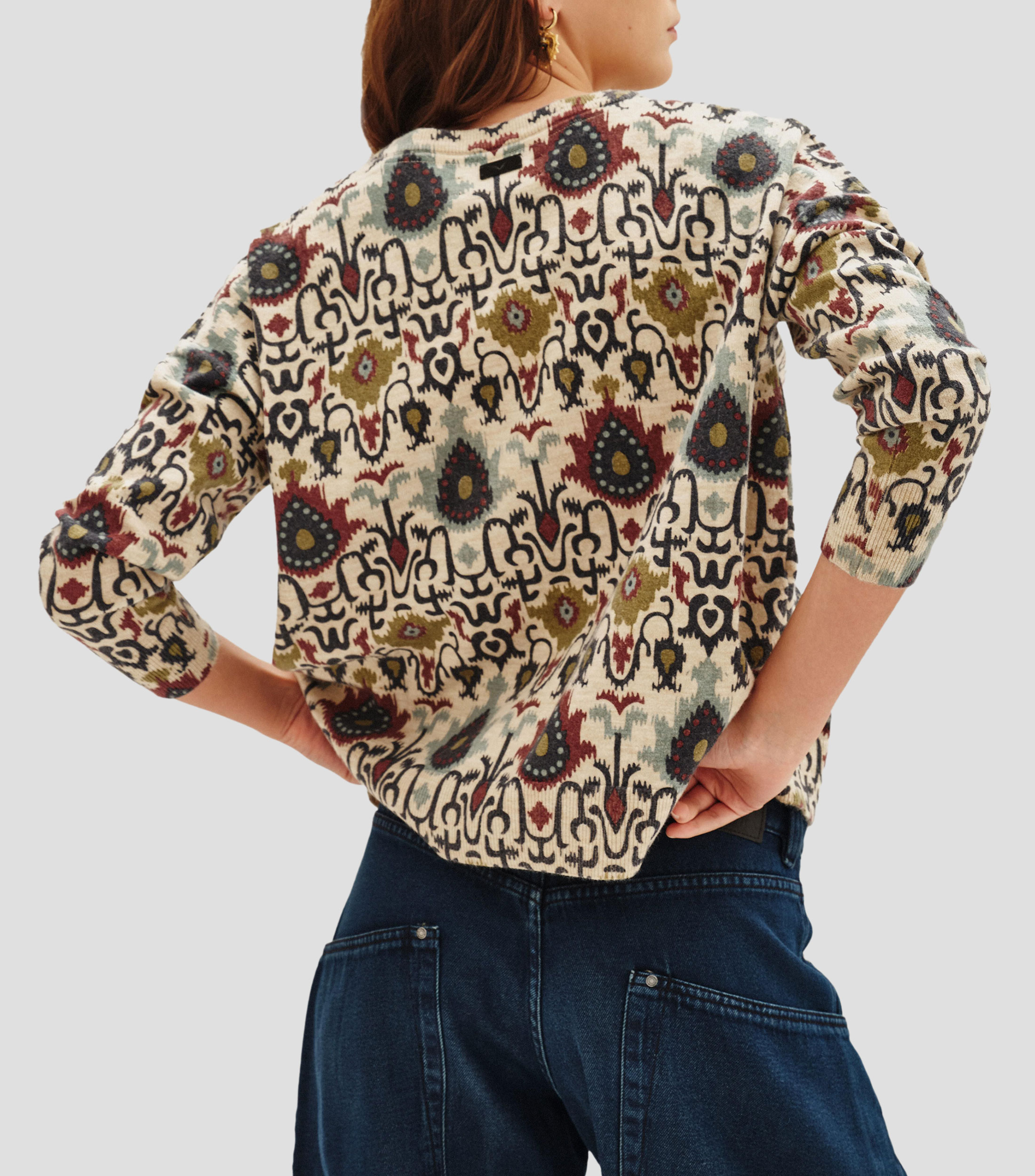 Suéter cuello redondo Mujer
