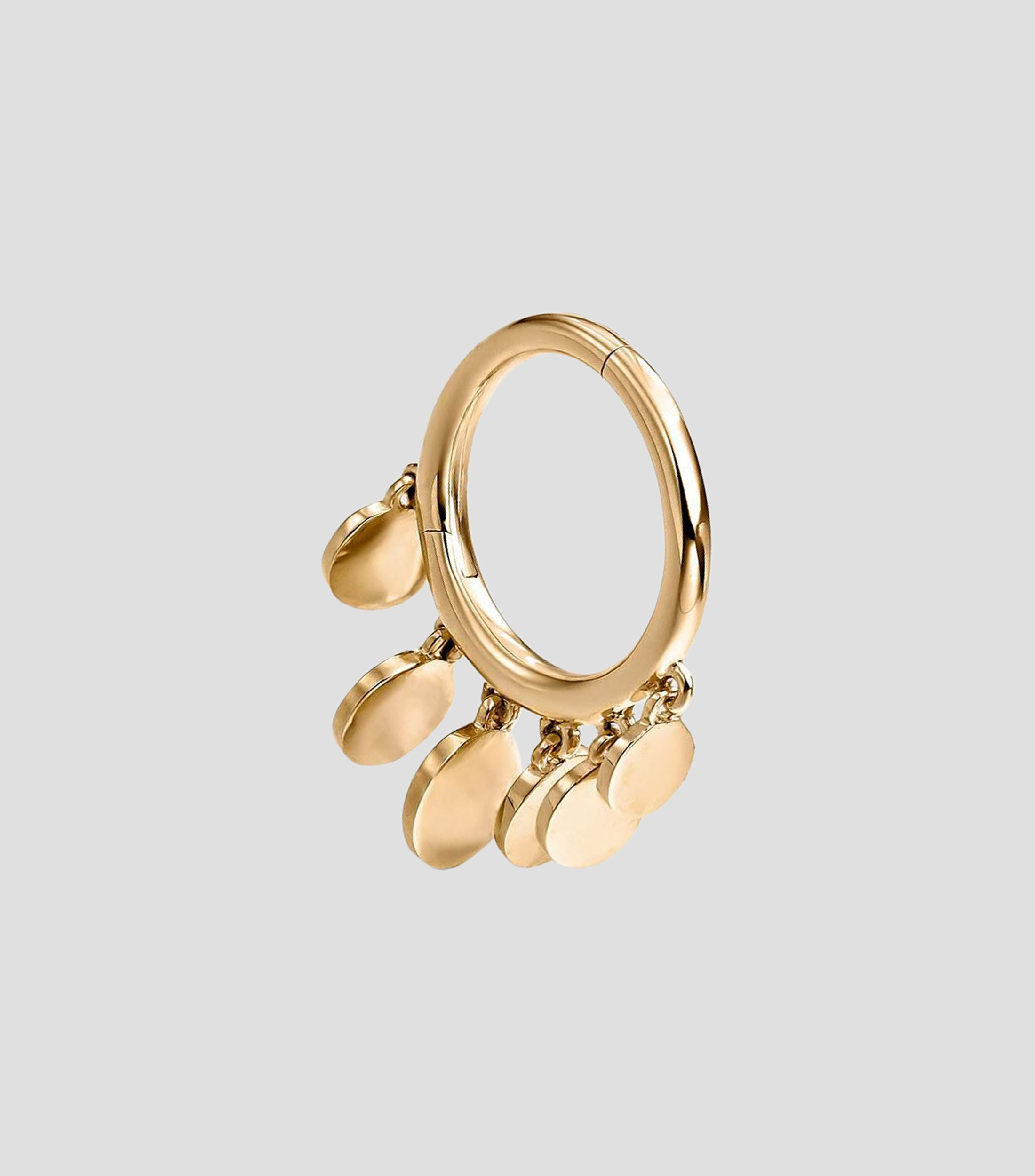 Arete en oro amarillo de 9 kilates Goldie Mujer