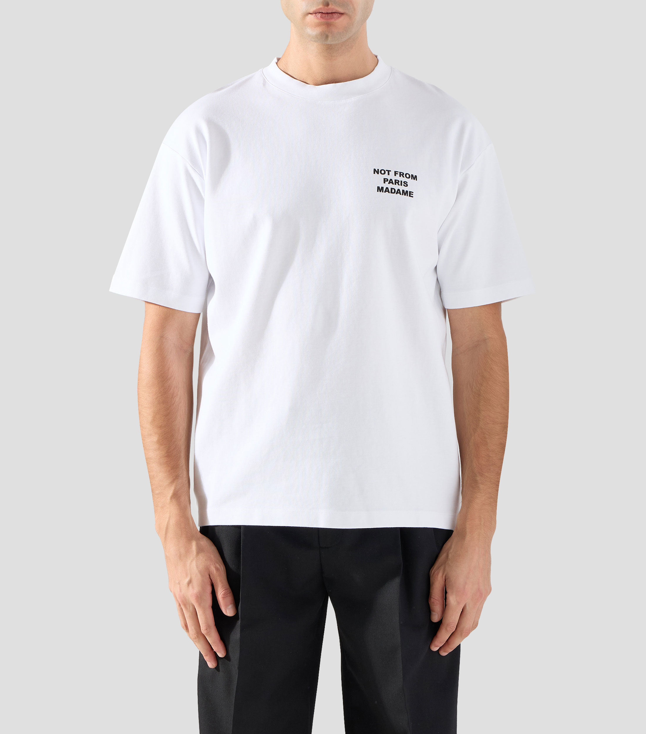 Playera cuello redondo manga corta lisa Hombre