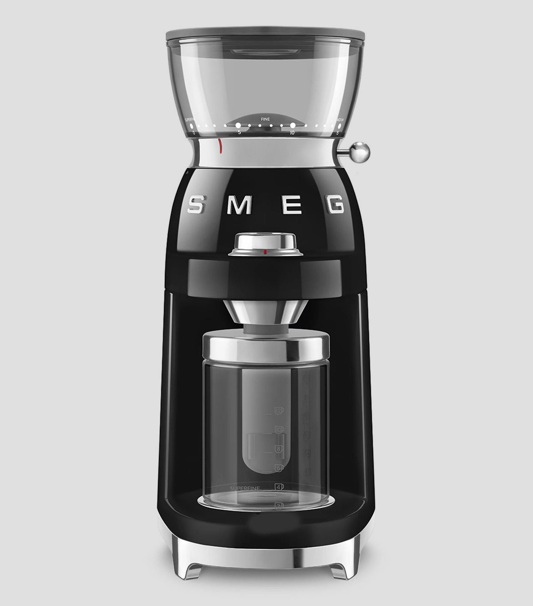 Molino de café CGF11BLUS negro en acero inoxidable