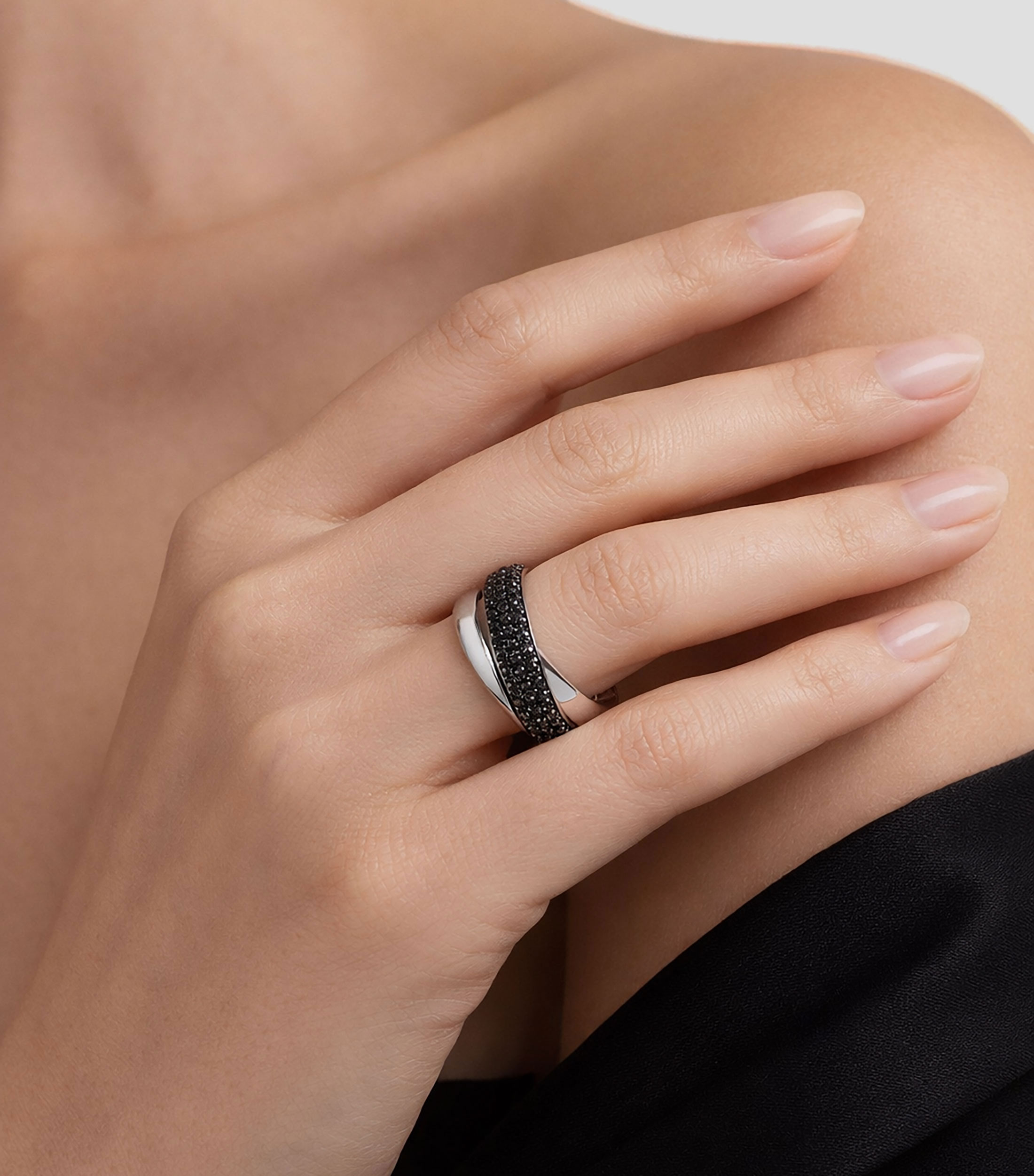Anillo en Plata .925 Argento con espinelas Mujer