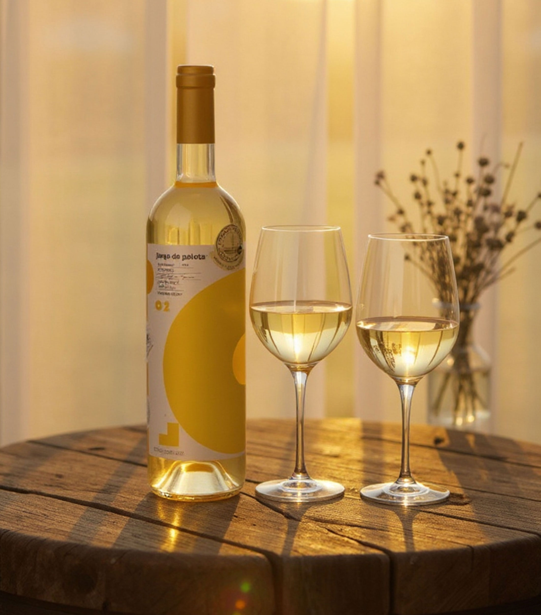 Vino blanco Chardonnay Juego de pelota 2021, México, 750 ml