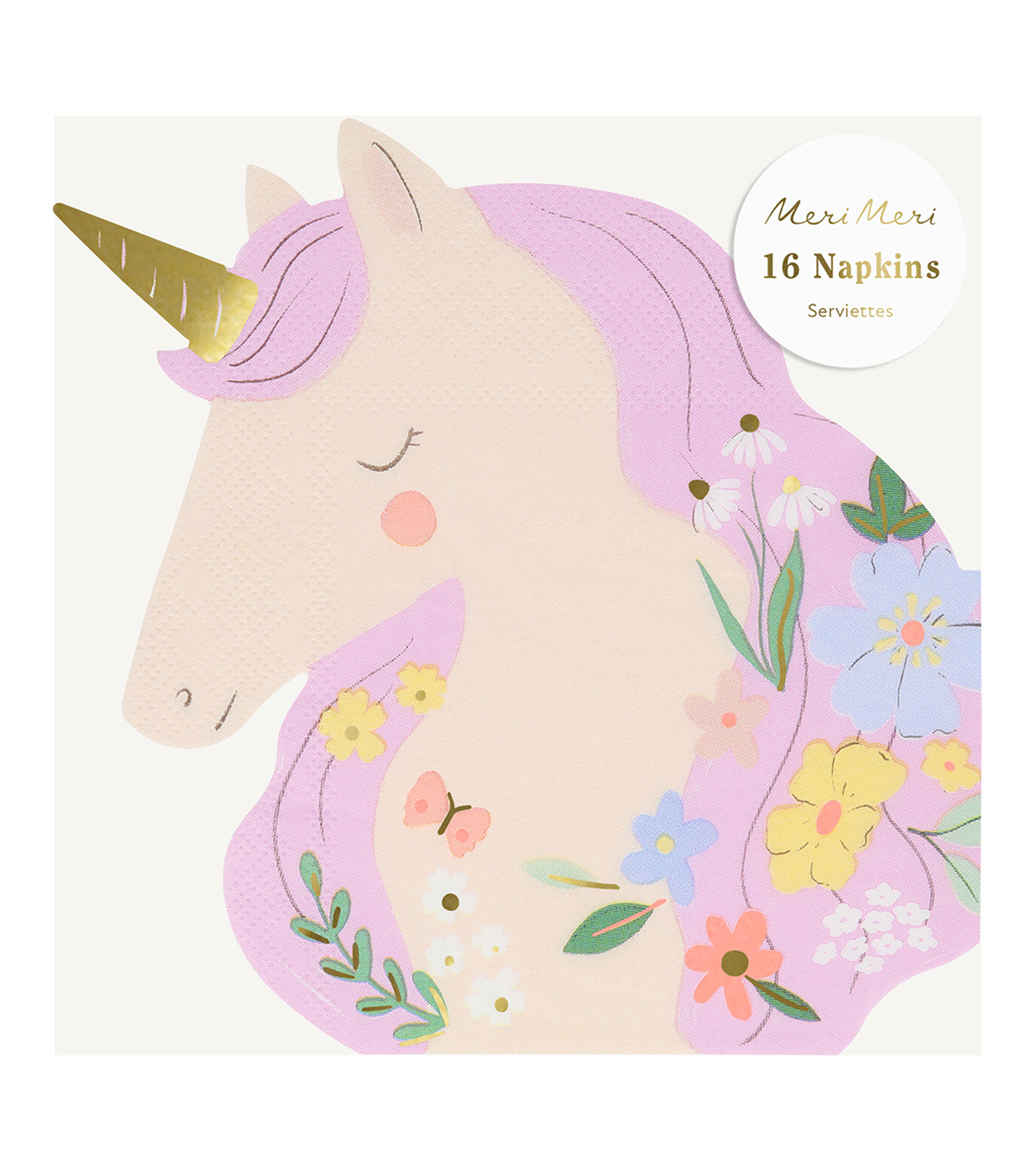 Servilletas para cumpleaños Unicornio