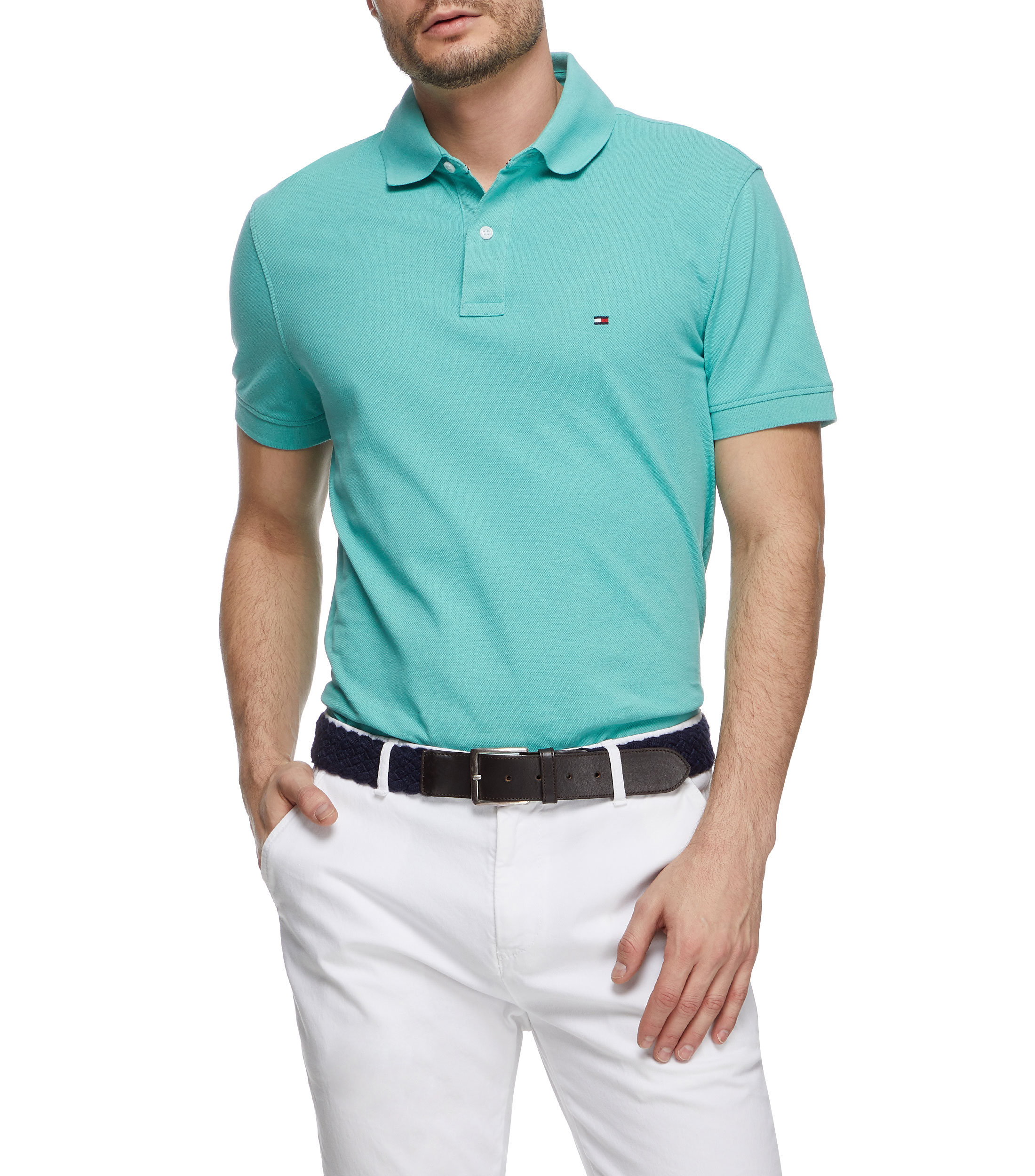 Shirt Playeras Tipo Polo Tommy Hilfiger Hombre Camisas Tipo Polo