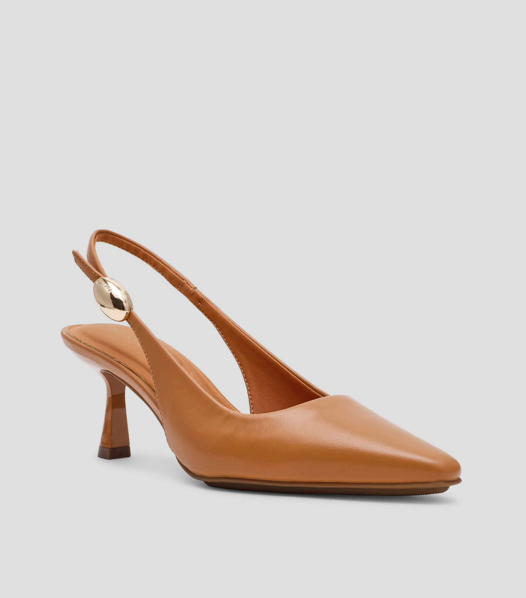 Zapatillas slingback con tacón delgado de 3 cm Mujer