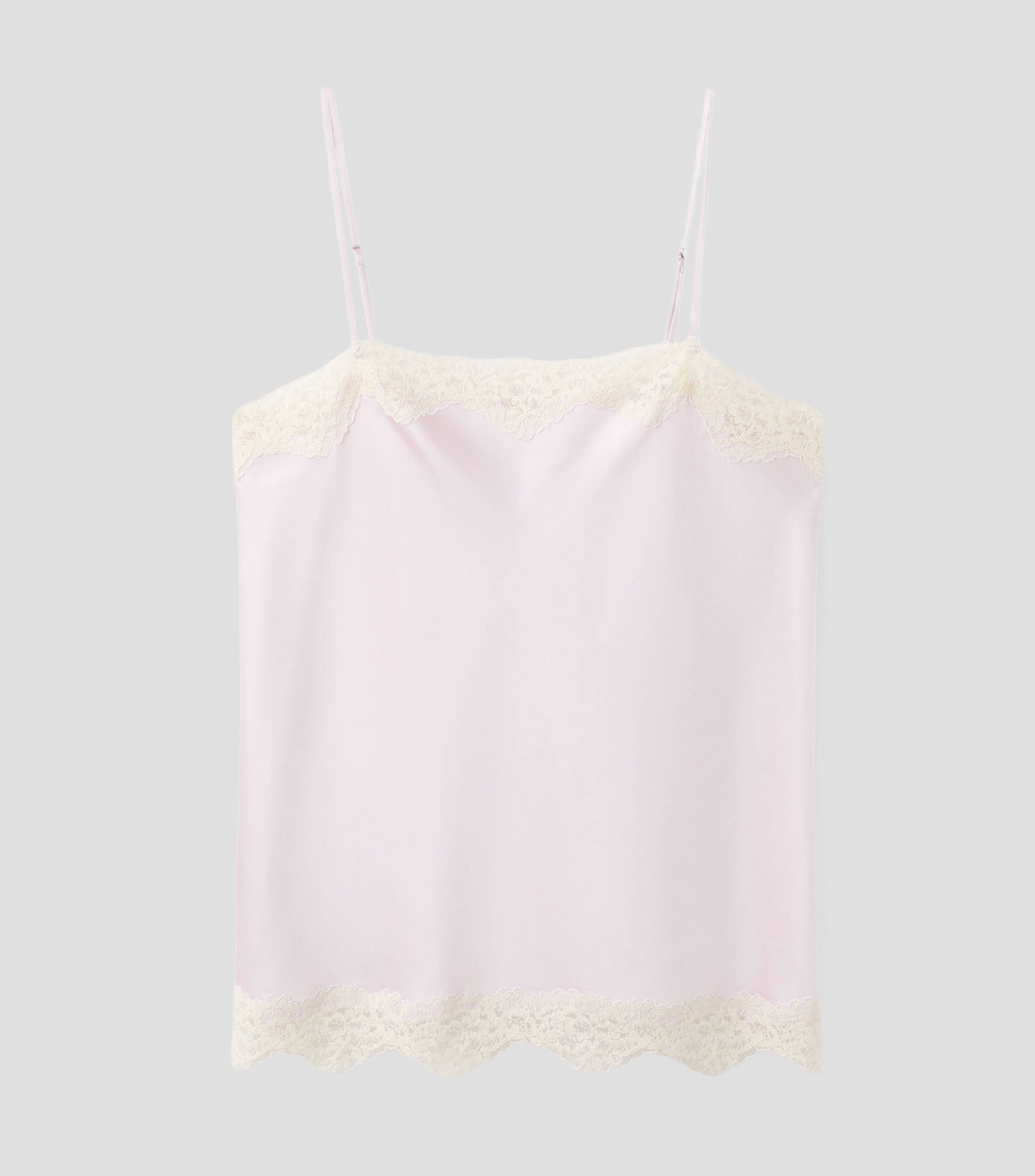 Top cuello cuadrado sin mangas liso Mujer
