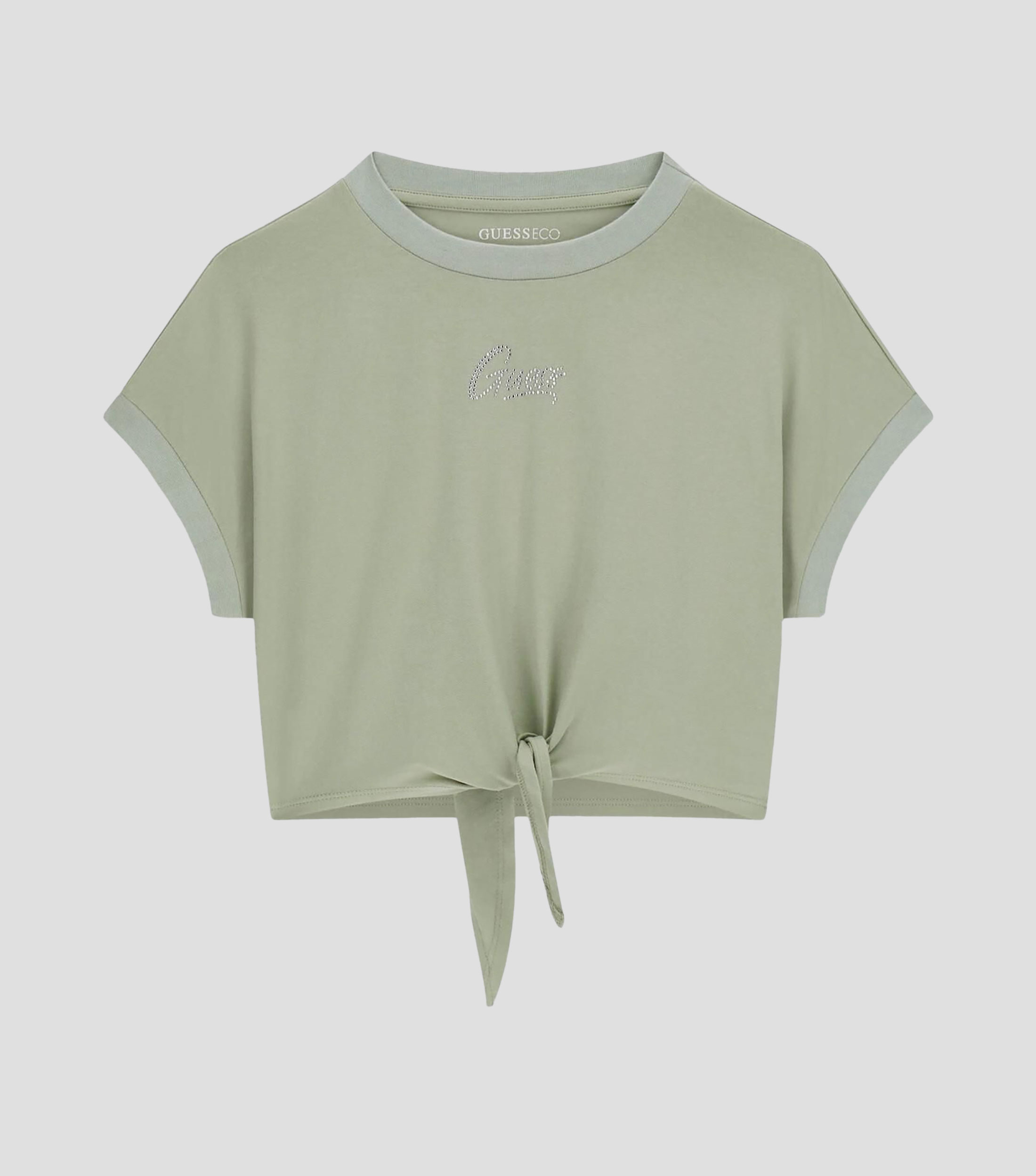 Playera cuello redondo manga corta lisa Niña