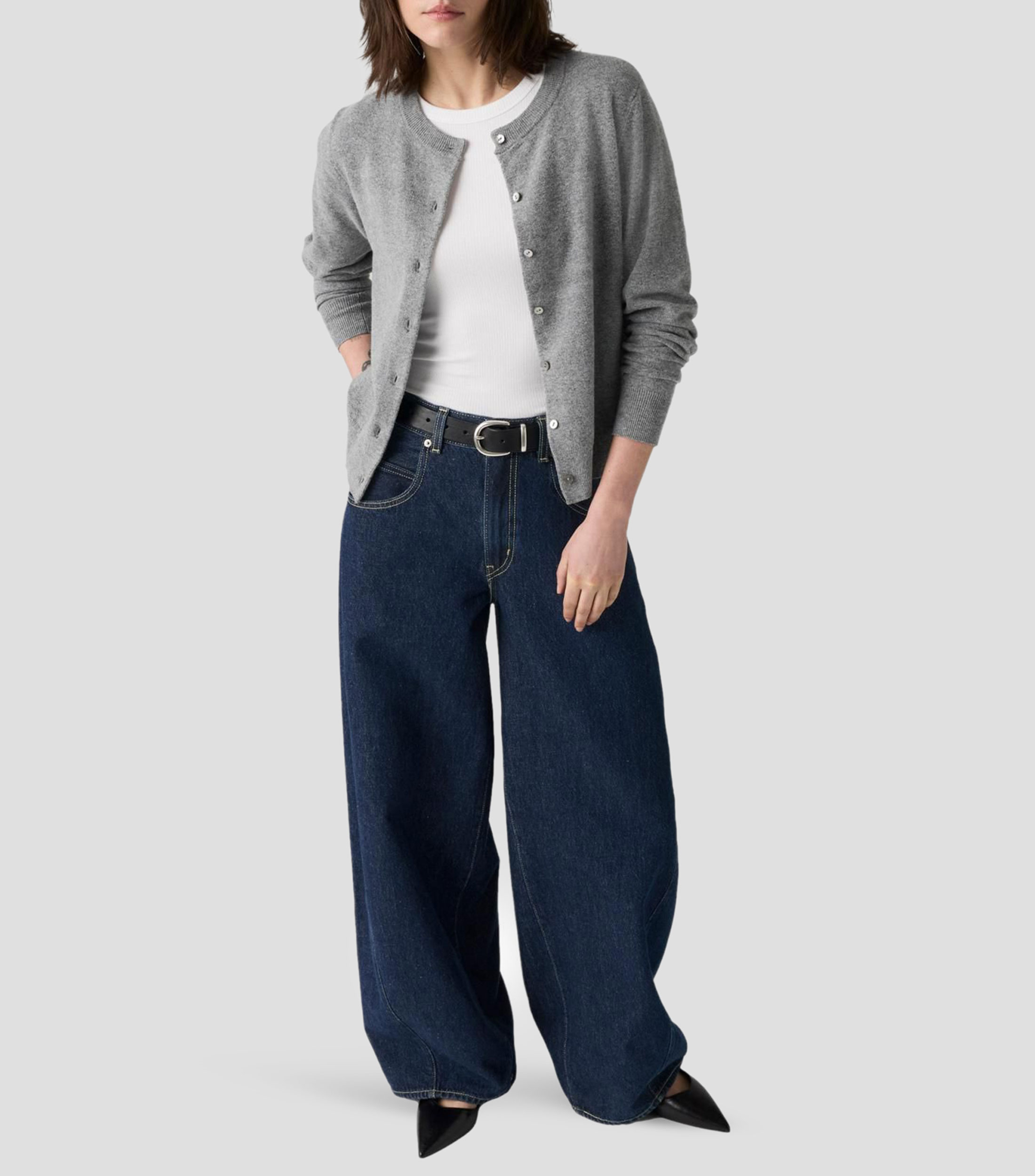 Jeans de corte amplio Mujer