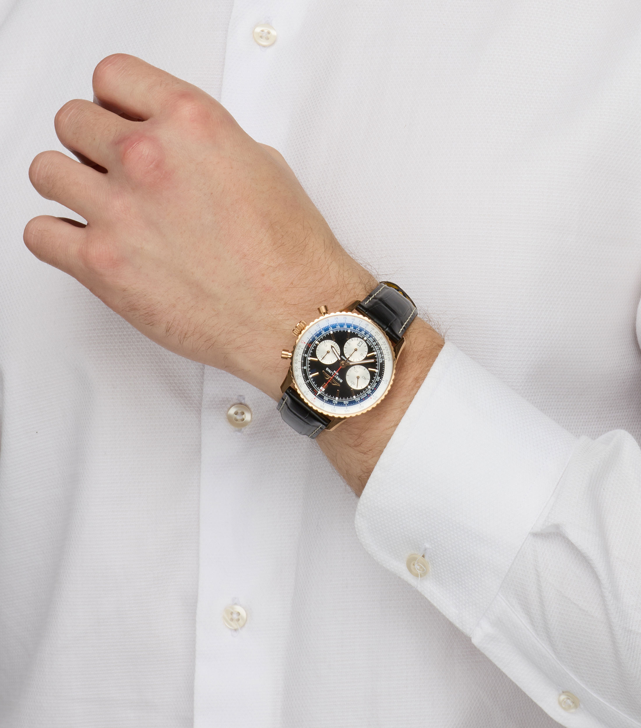 Reloj para Hombre Navitimer B01 Chronograph casual, oro rosa