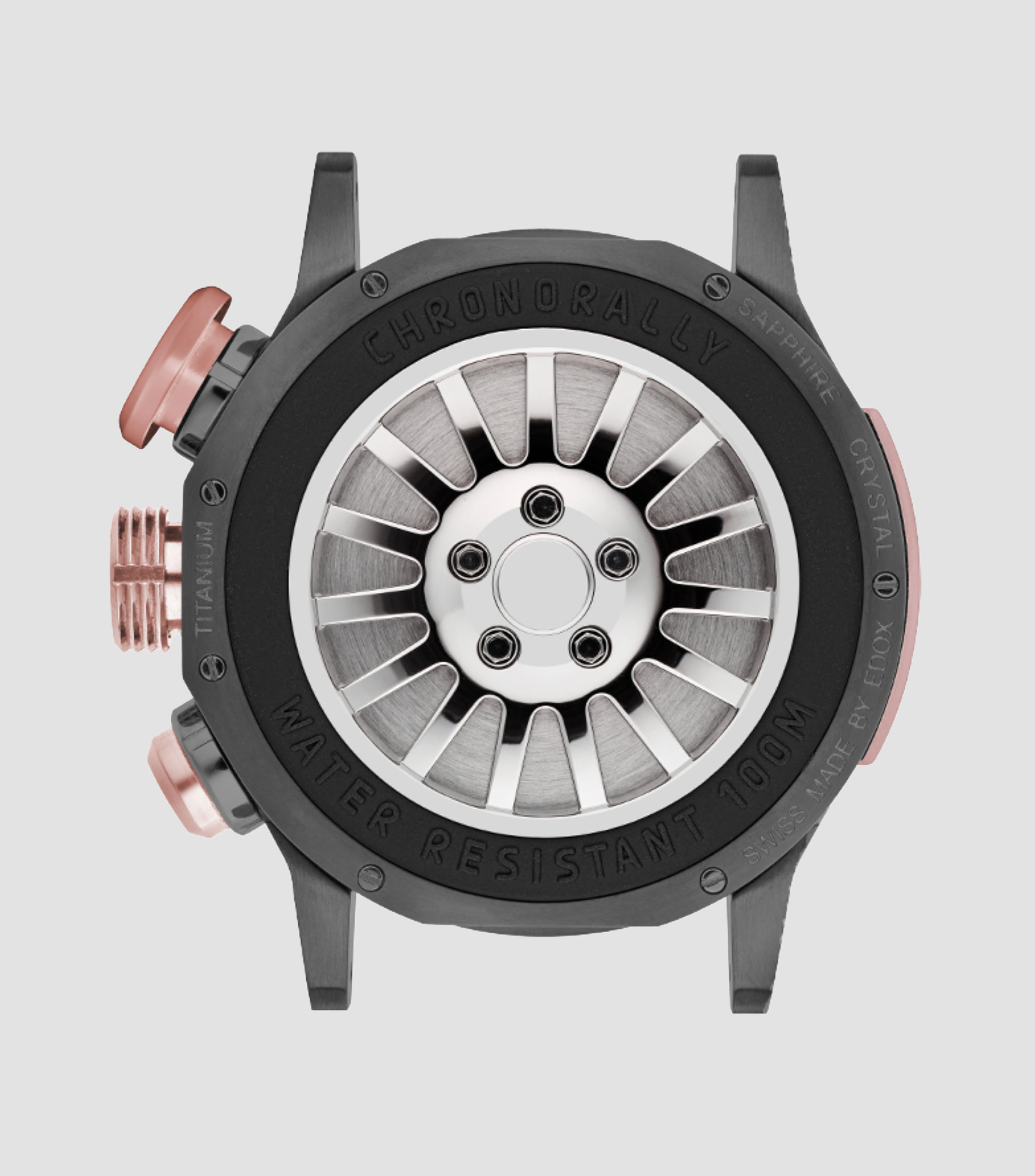 Reloj para Hombre Chronorally Deportivo, Gris