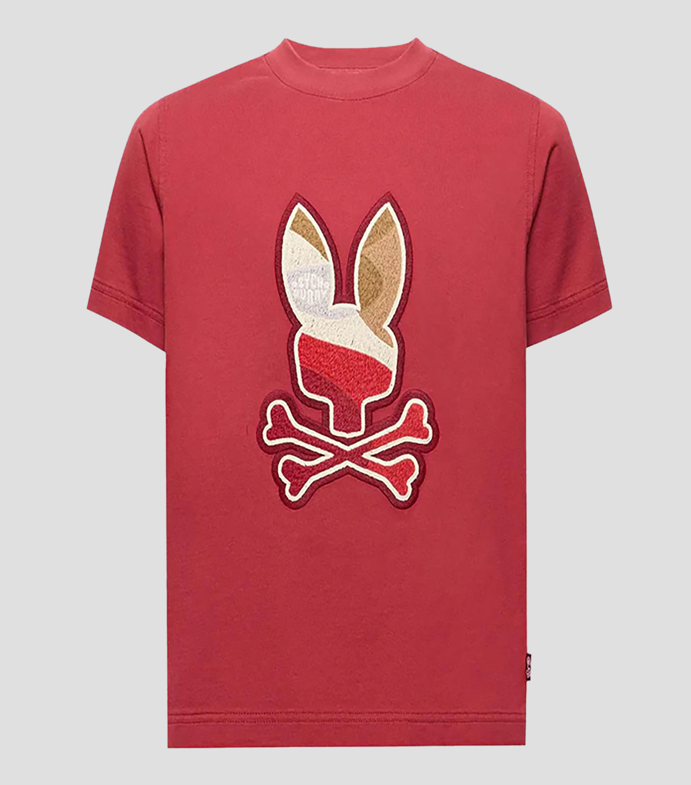 Playera de cuello redondo con manga corta estampada Niño