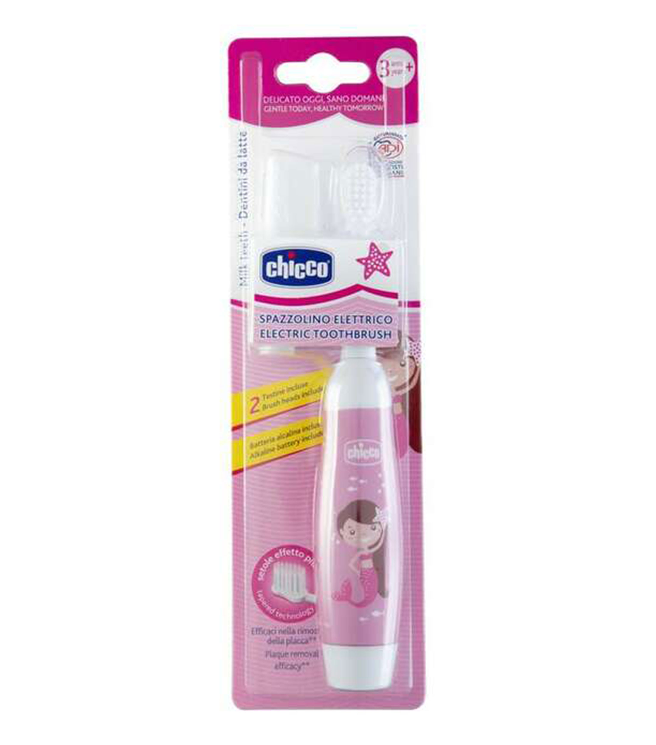 Cepillo de dientes eléctrico para bebé Rosa