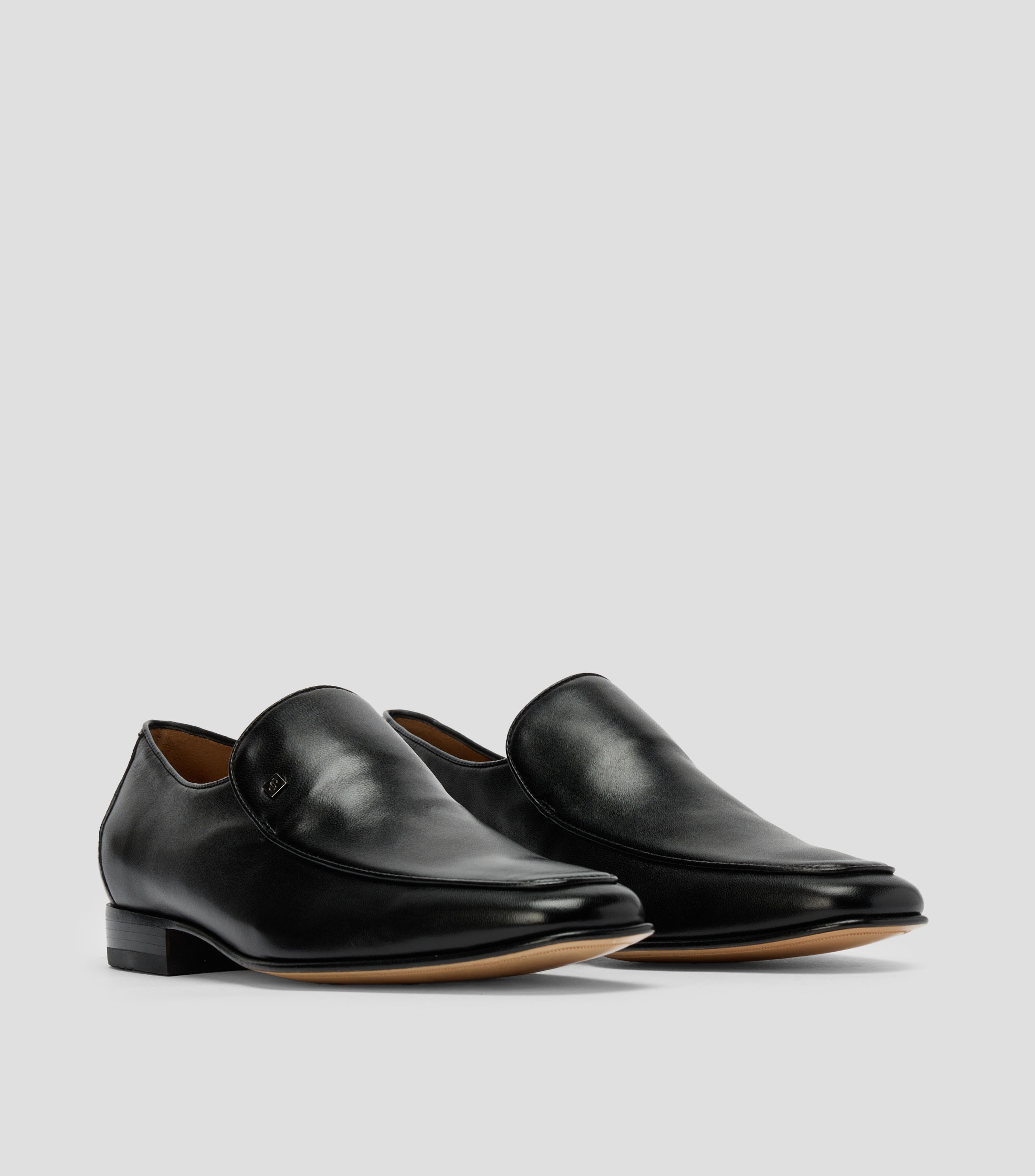 Mocasines en piel suaves Hombre