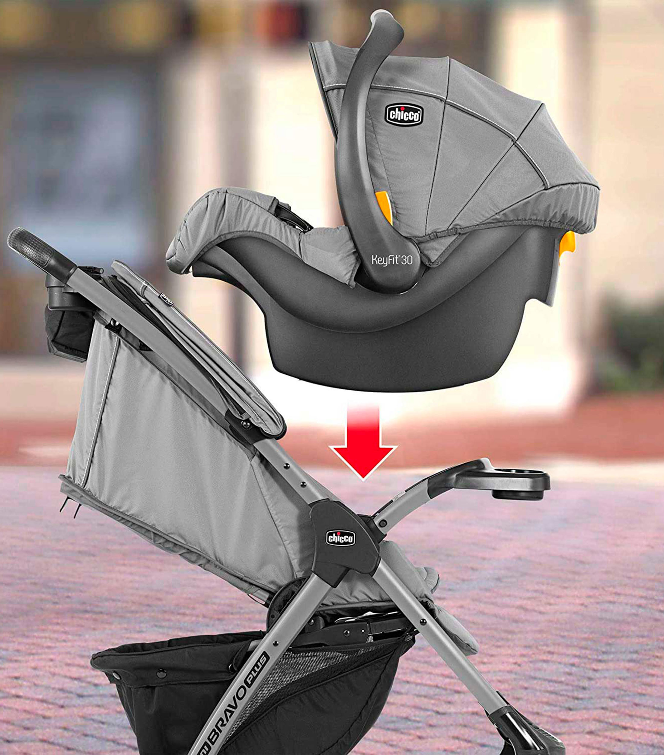Carriola Mini Bravo Plus Slate Gris