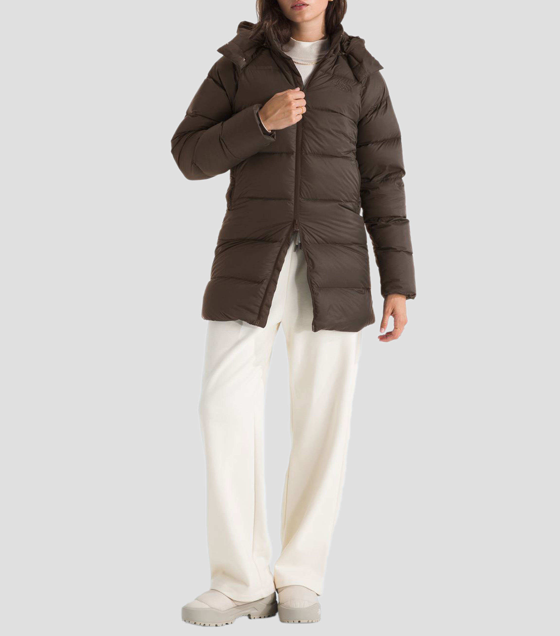 Chamarra acolchada con capucha Hydrenalite City Down Mujer