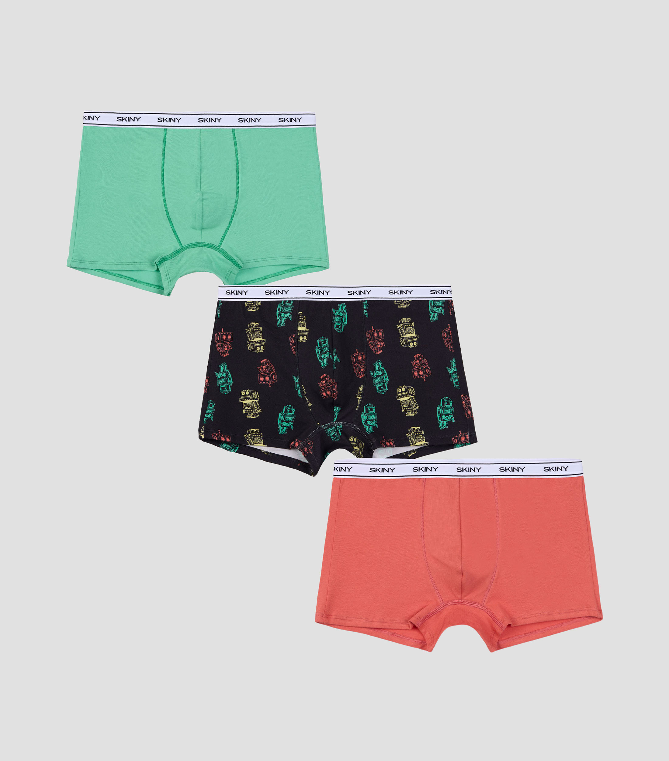 Set bóxers cortos 3 piezas Niño