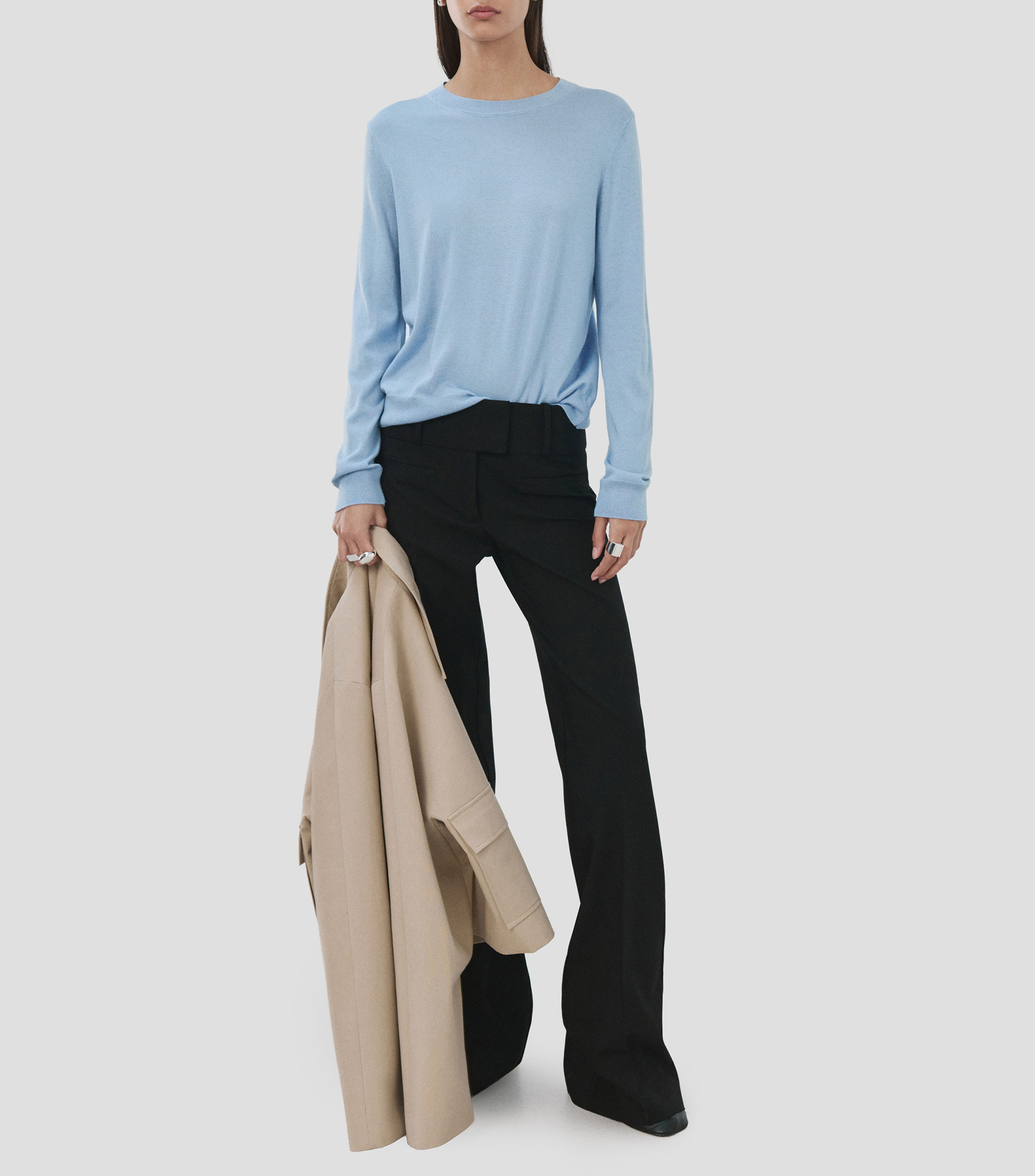 Suéter cuello redondo Mujer