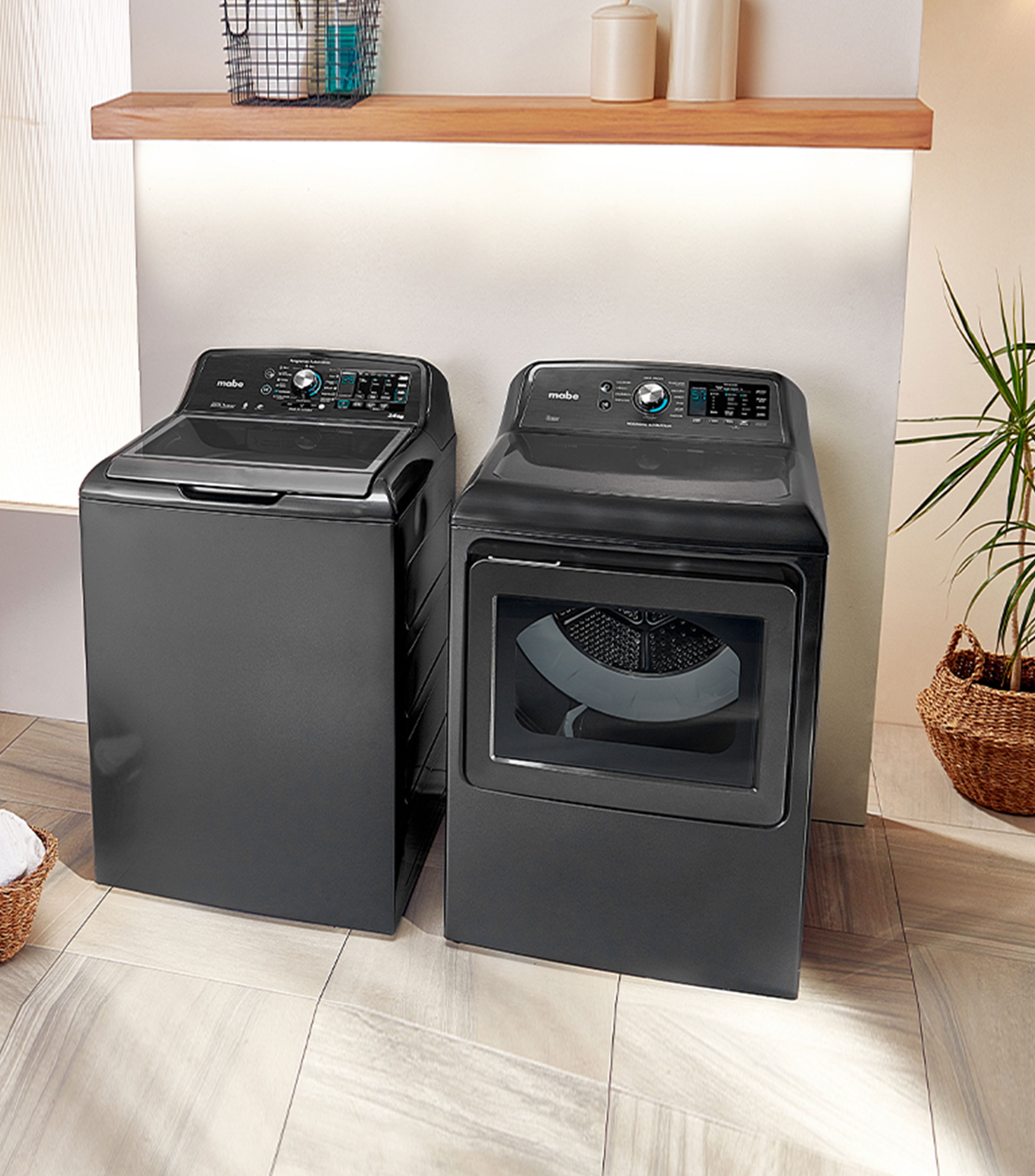 Secadora a Gas LP, 24 Kg, Carga Frontal, SMG17R8MSDAB0, Diamond Gray
