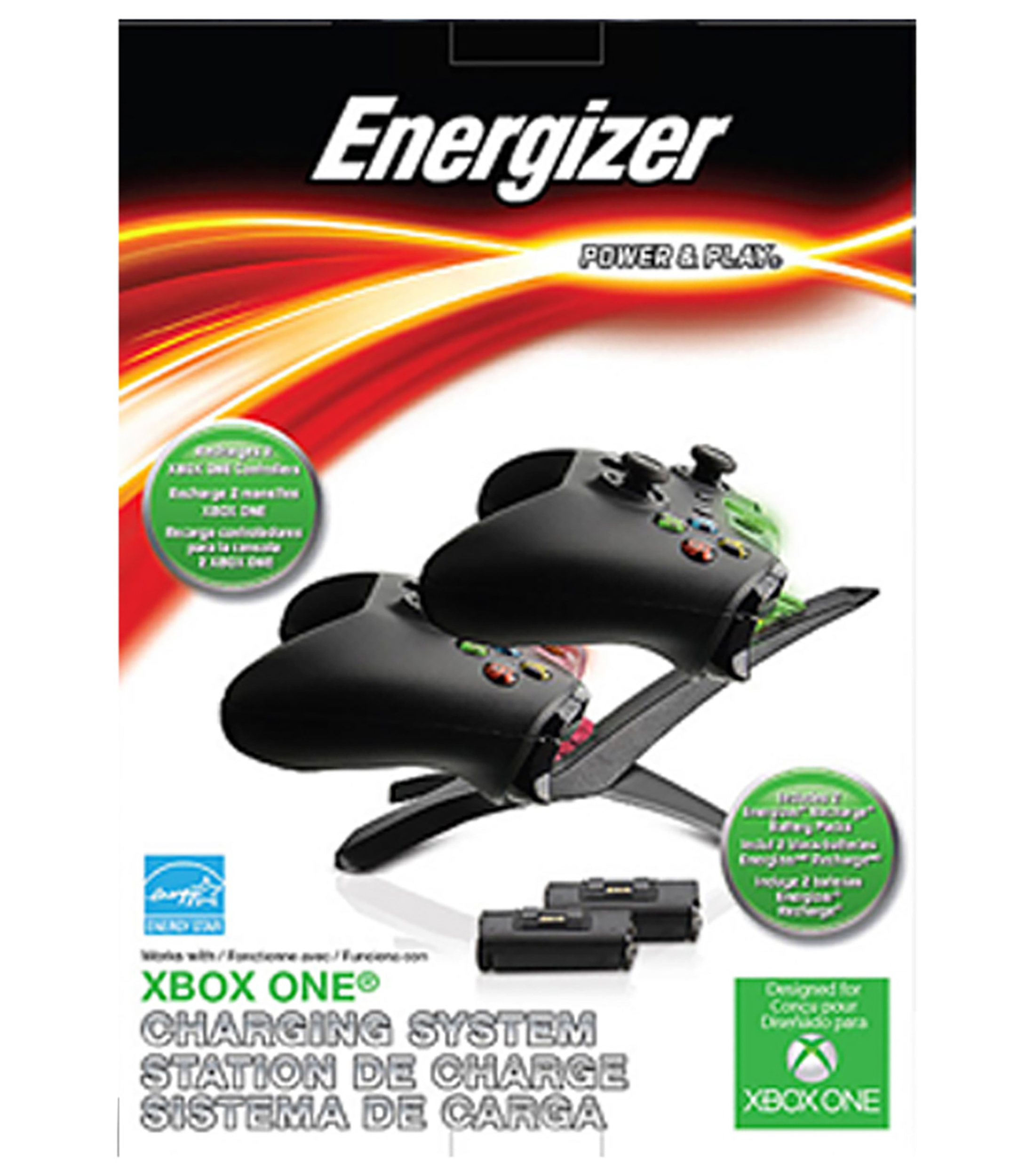 Xbox Sistema de Carga Xbox One Energizer 2X - El Palacio de Hierro