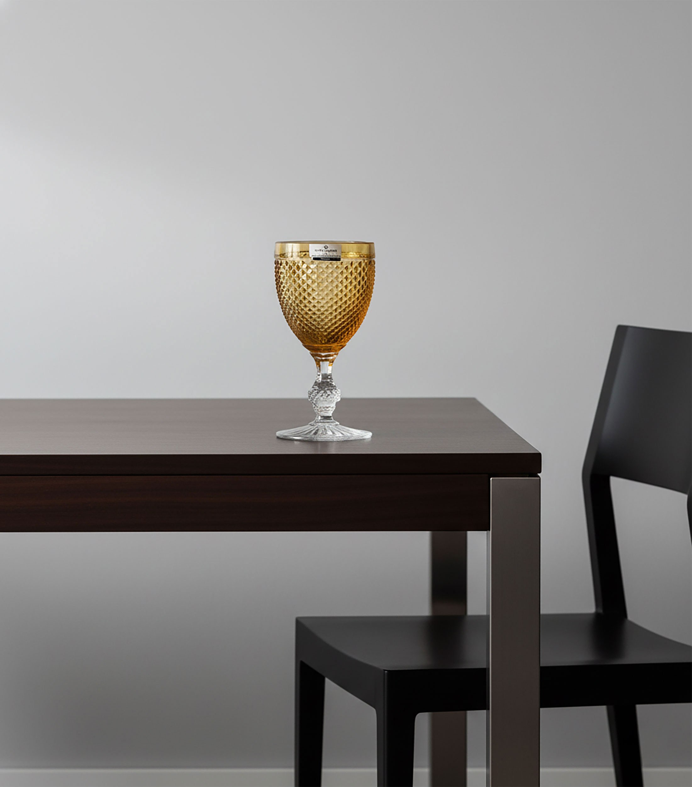 Copa para agua Bicos ámbar