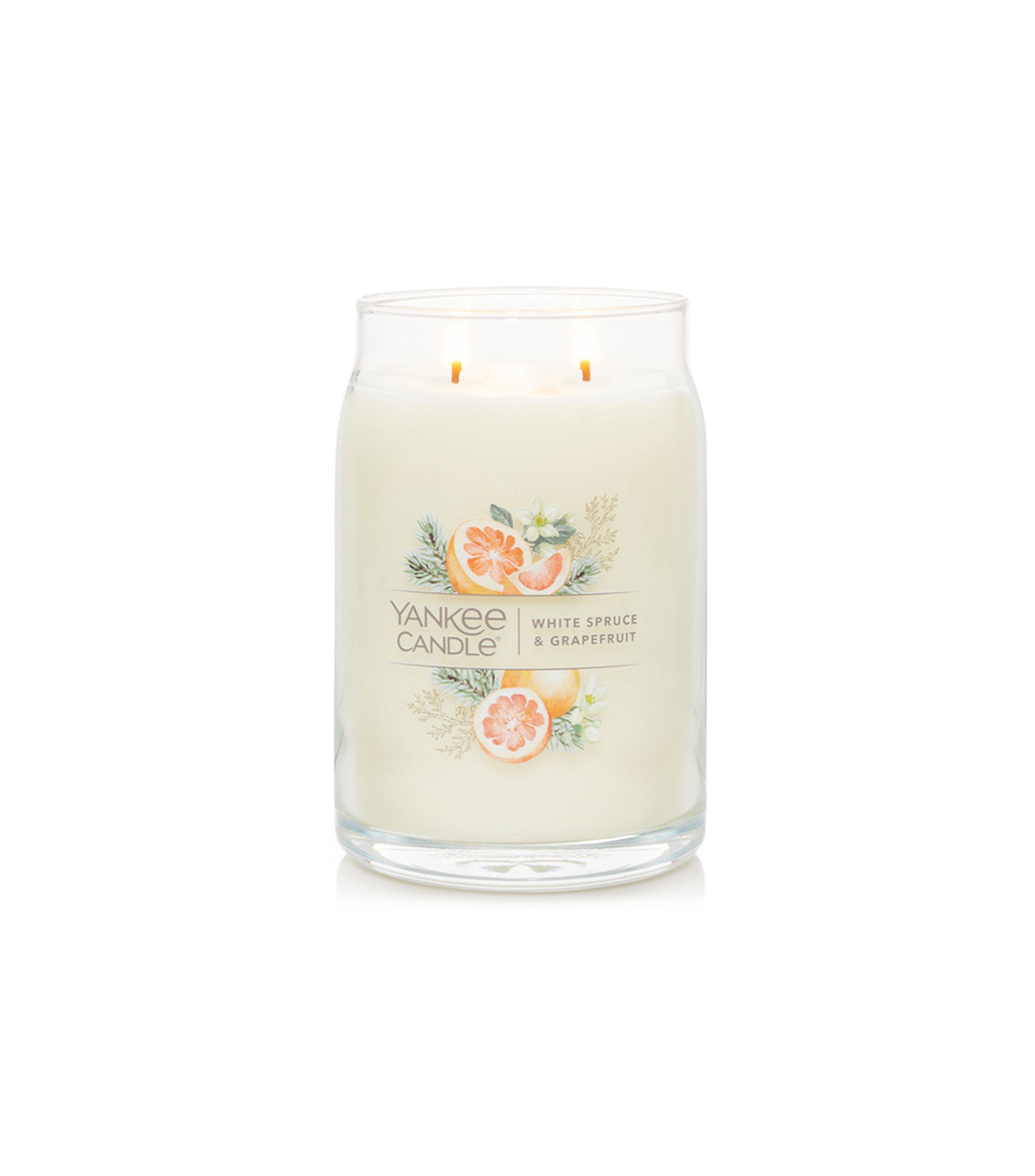 Vela Jar Yankee L SpruceampGrapefruit