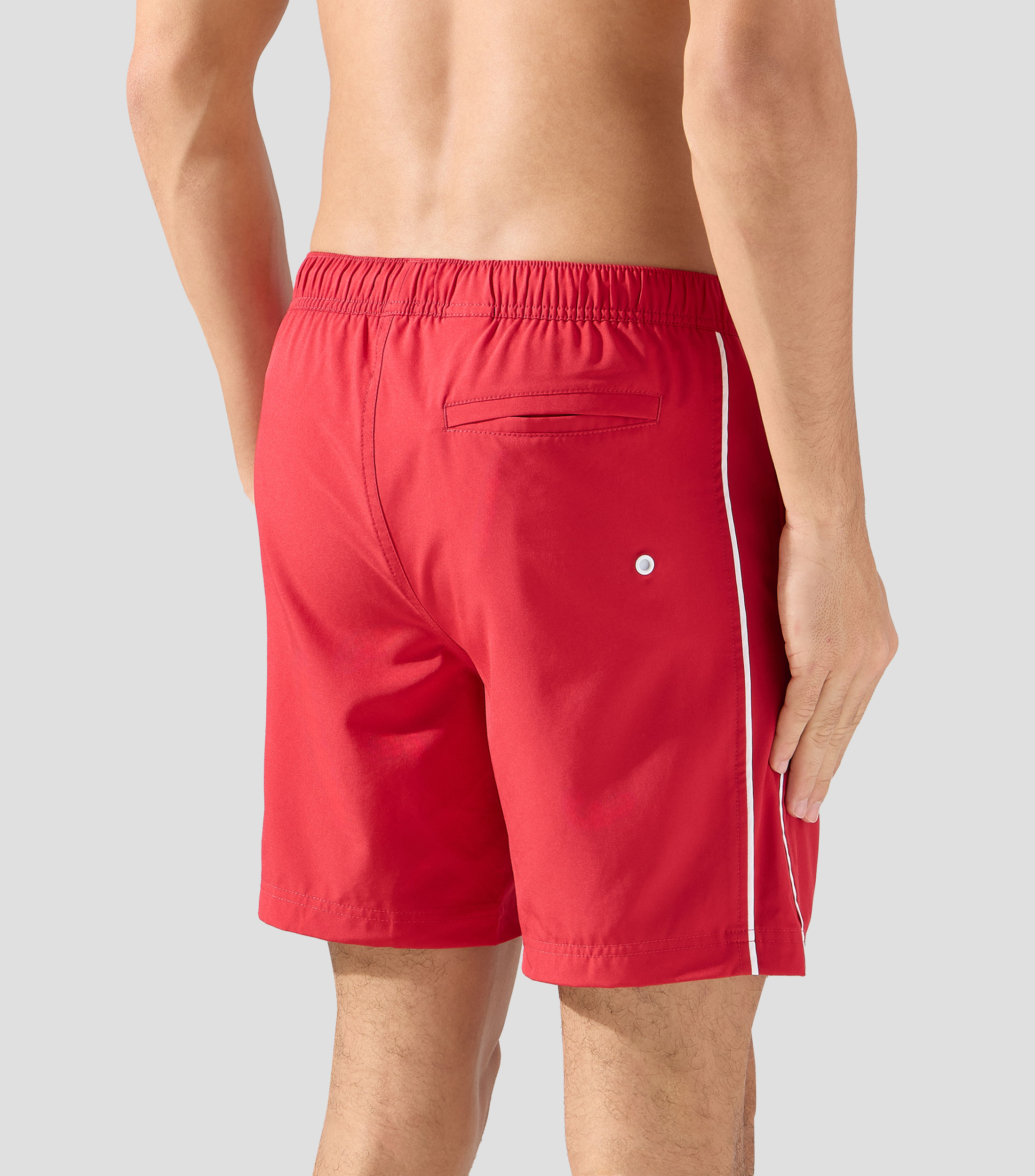 Traje de baño largo estampado Hombre