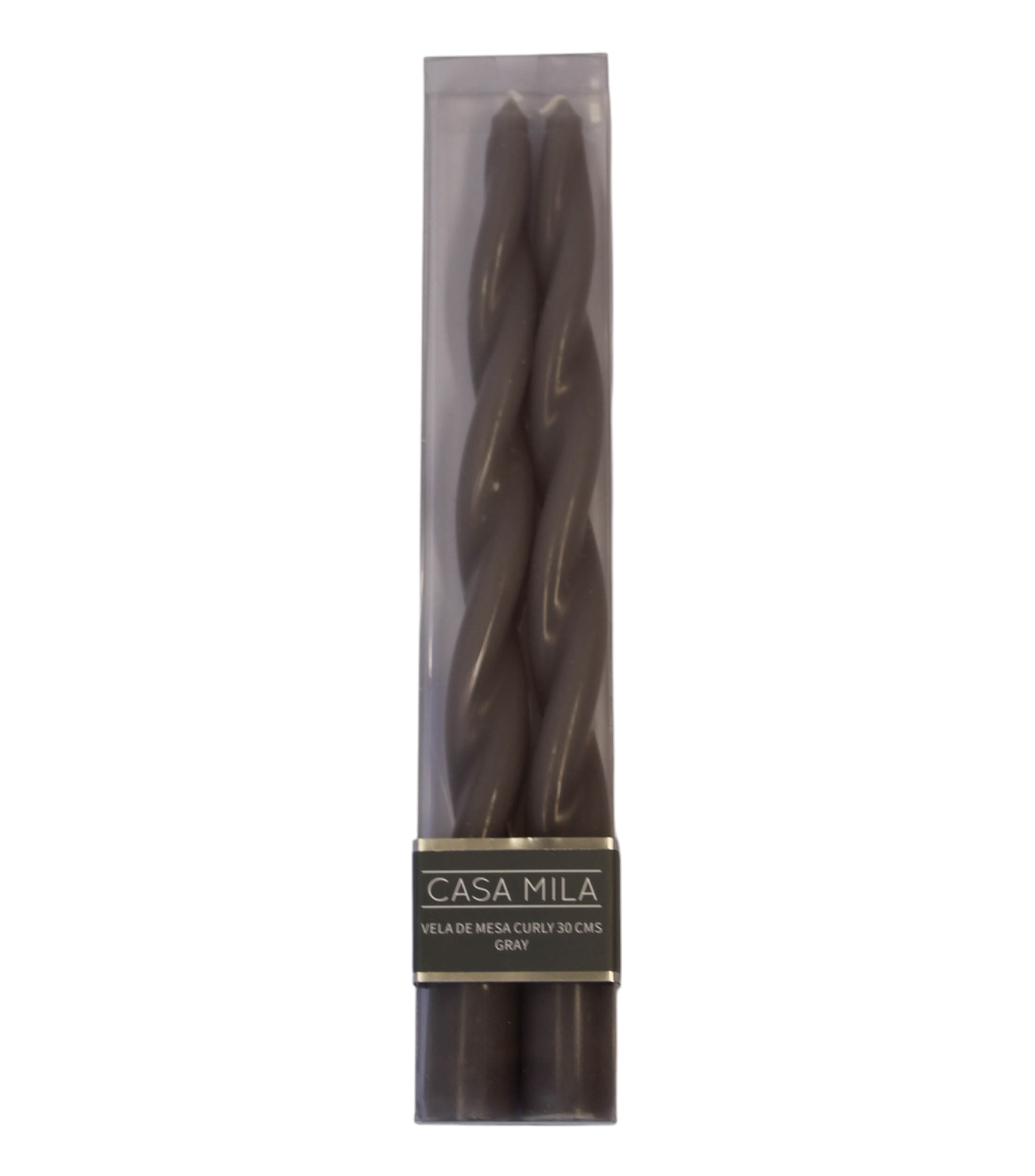 Set 2 Velas Decorativas, Gris
