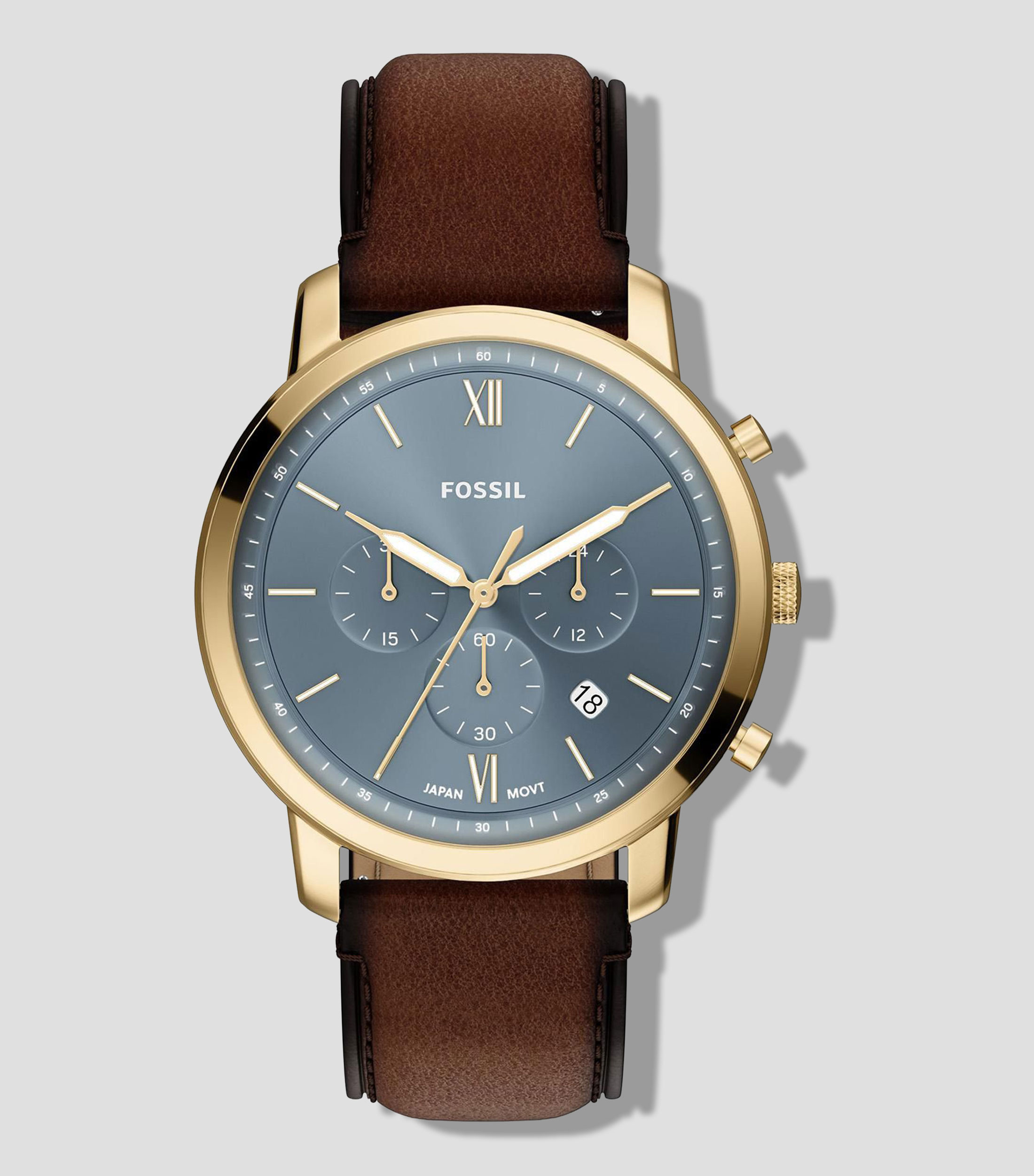 Reloj para Hombre Neutra Clásico Azul, Dorado