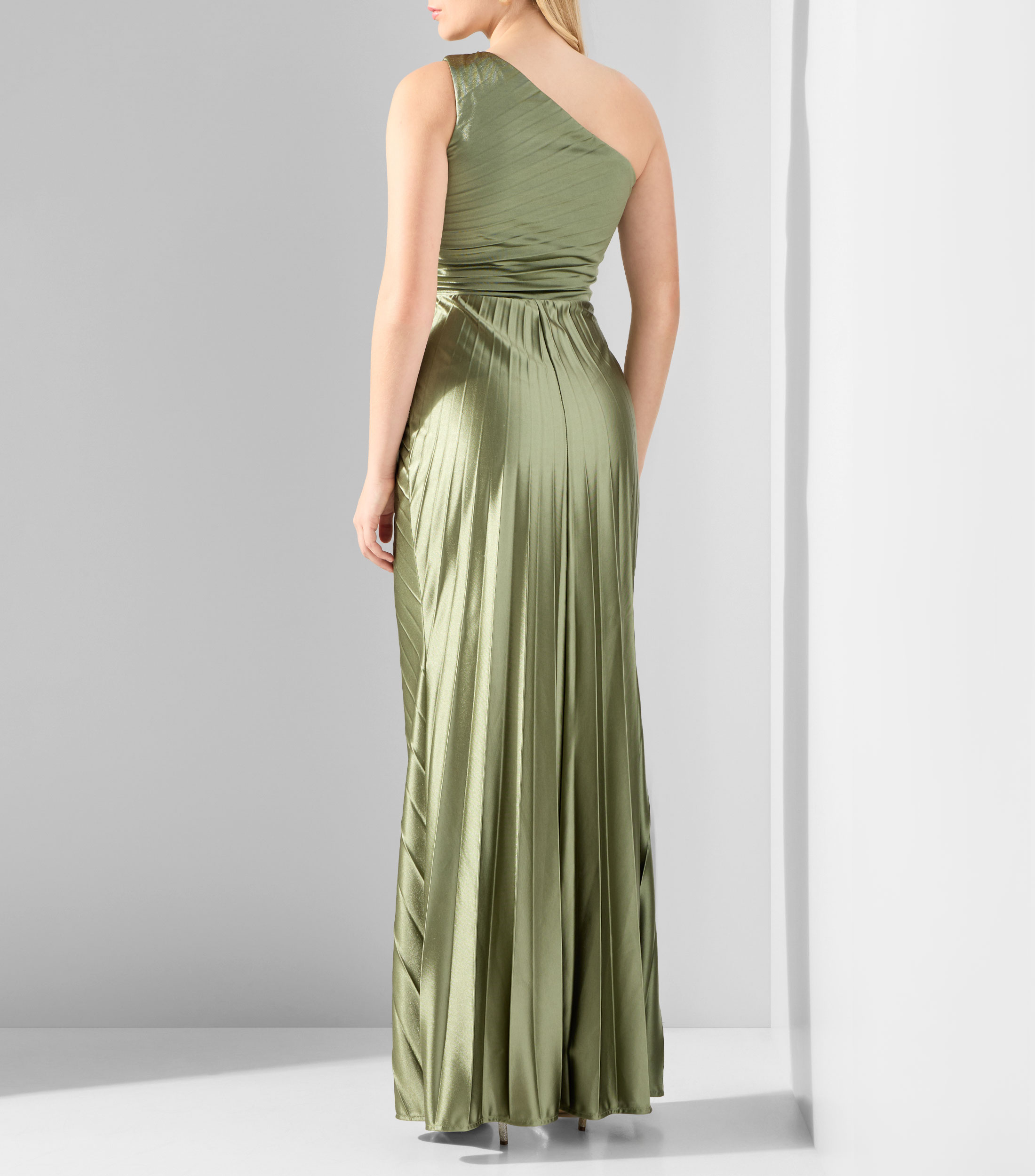 Vestido de fiesta largo liso Mujer