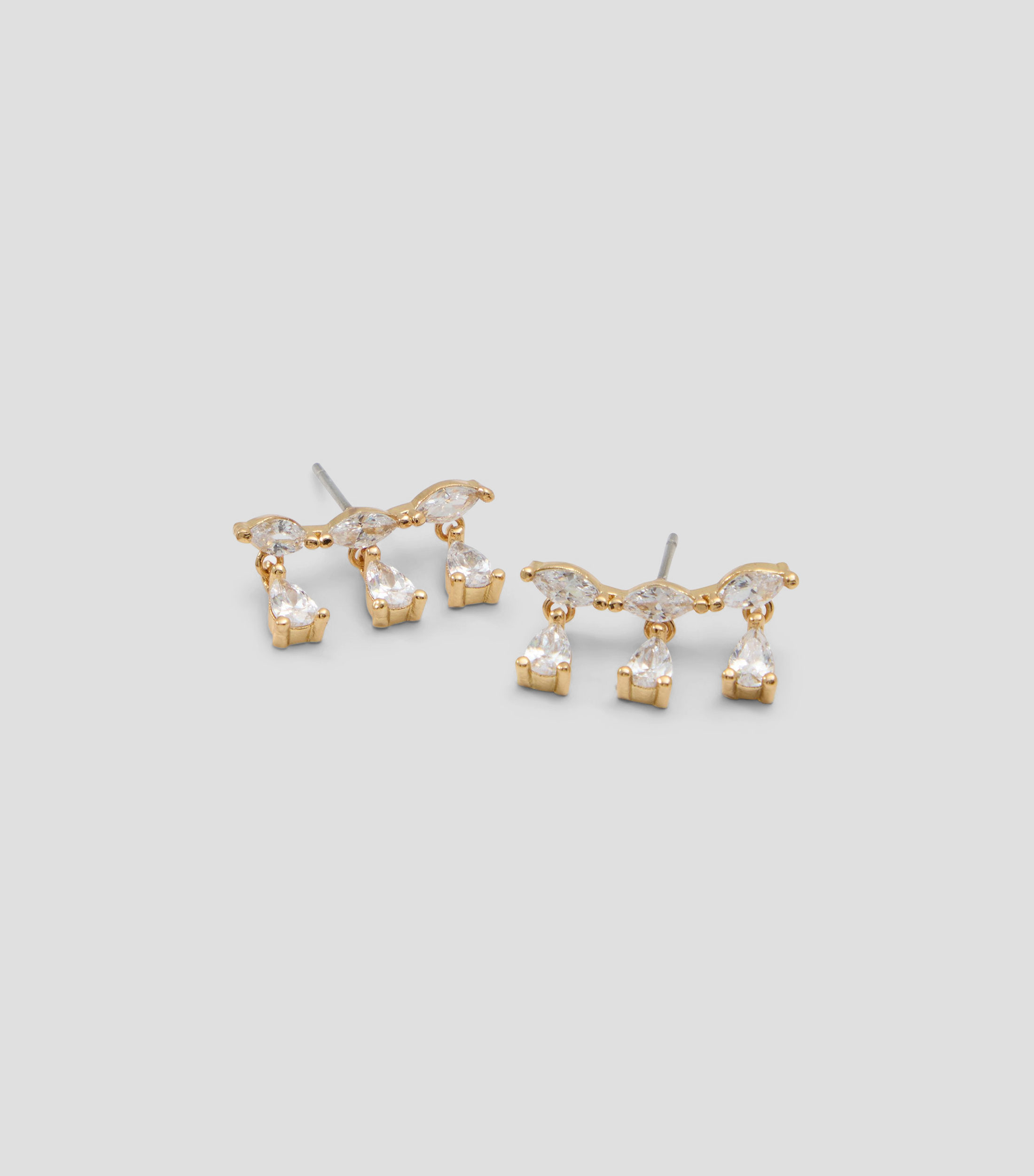 Aretes Sheree con circonias Mujer