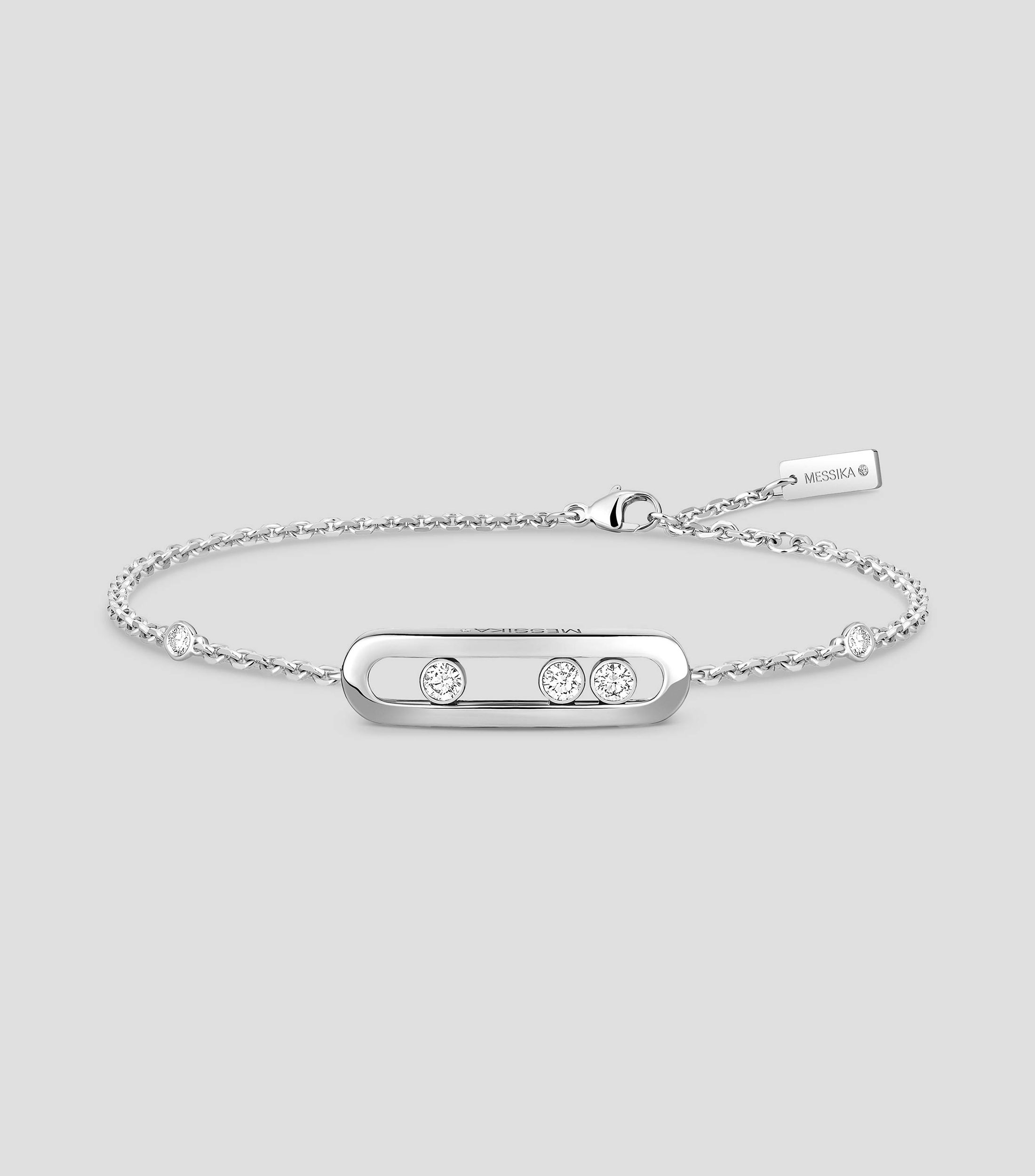 Pulsera en oro blanco 18 Kts Mujer