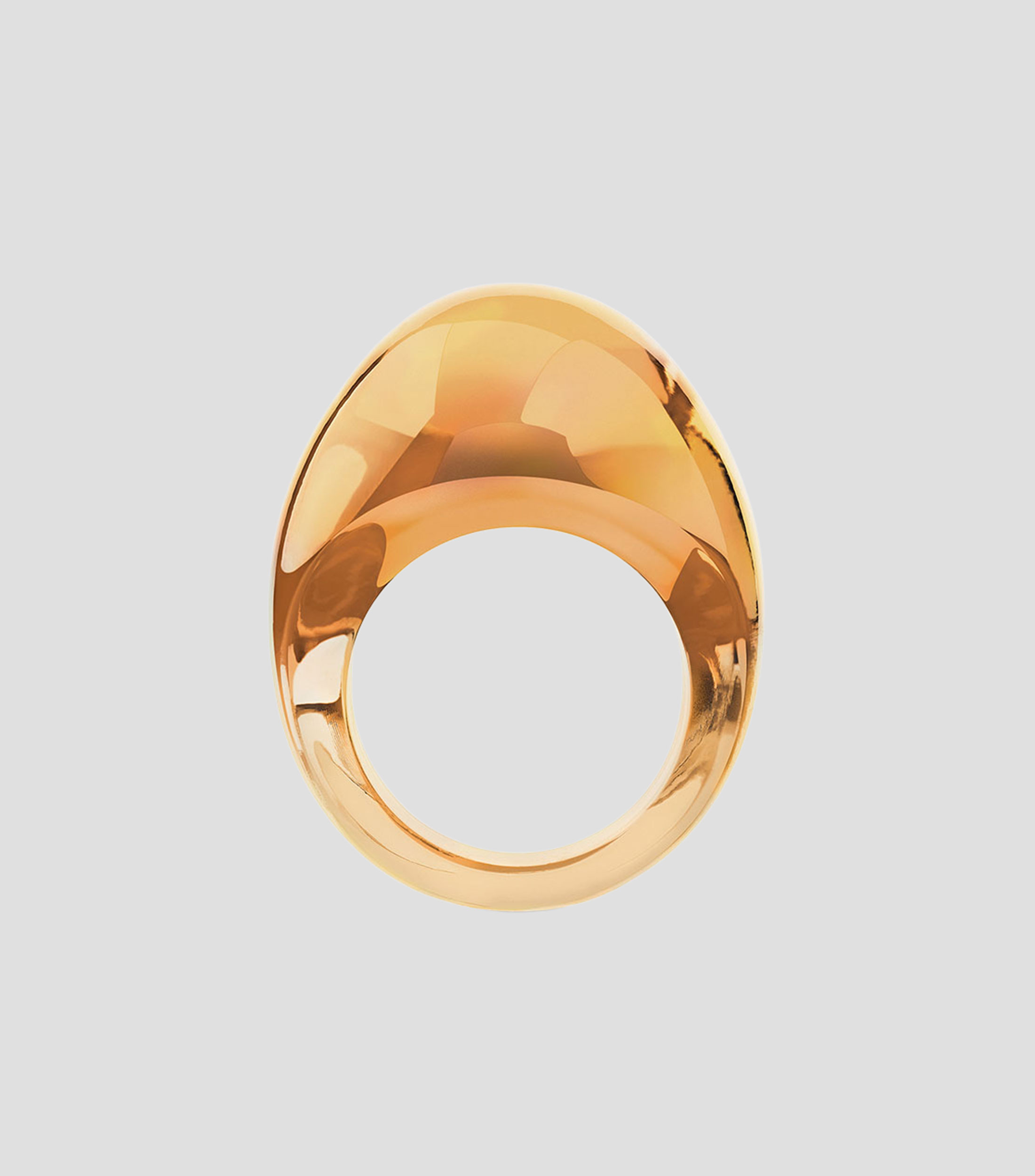 Anillo Cabuchón ámbar Mujer talla 59