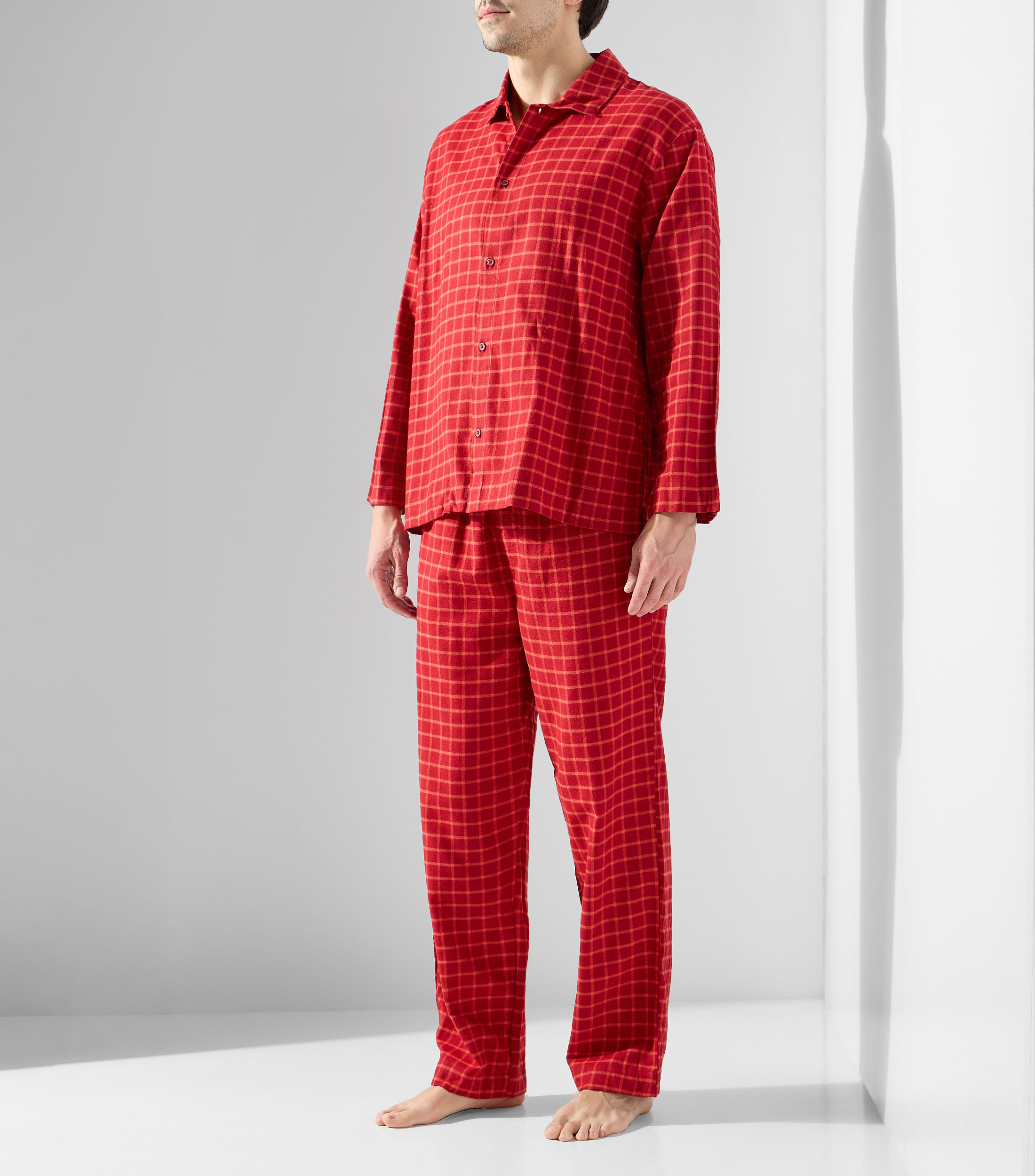 Pijama 2 piezas cuadros Hombre