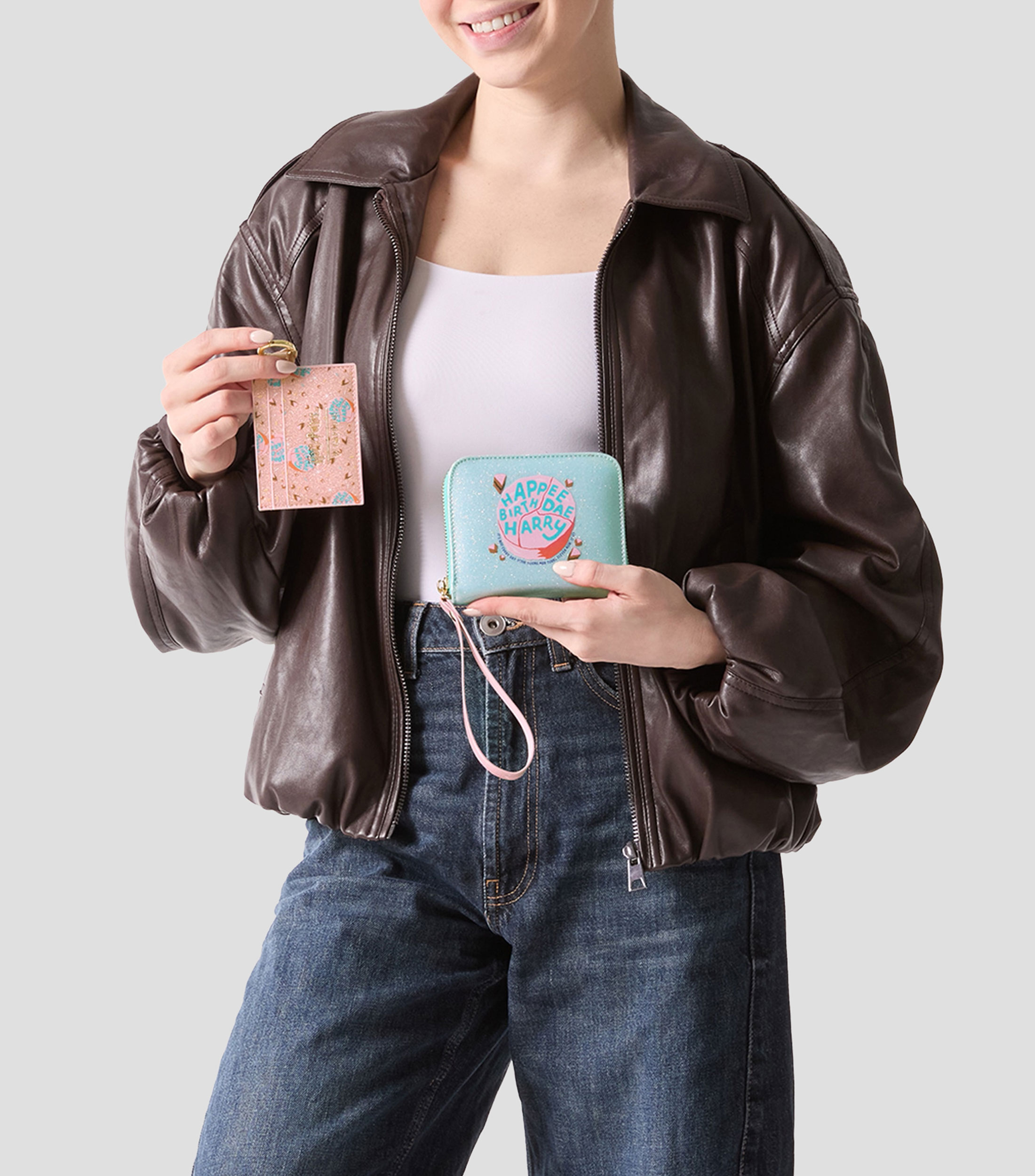 Cartera estampada Niña