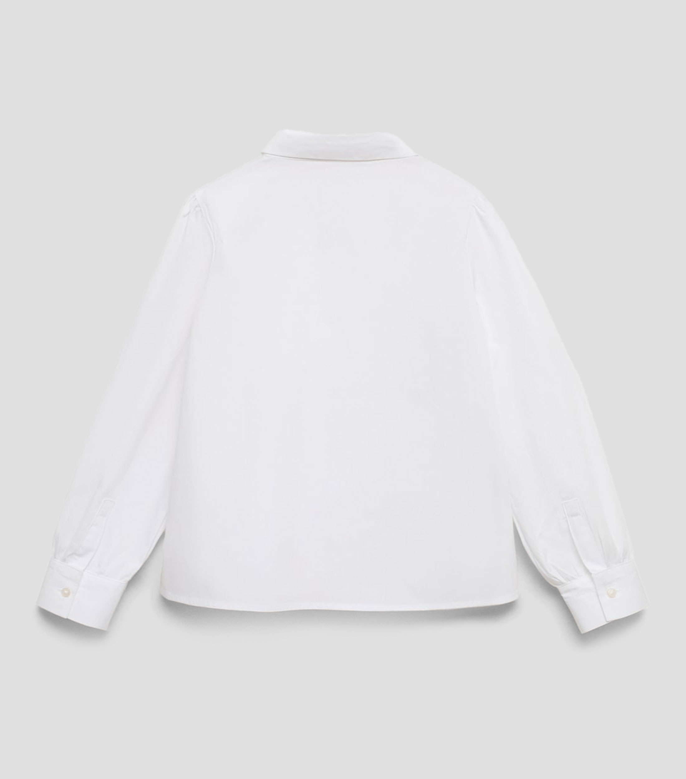 Camisa lisa manga larga Niña