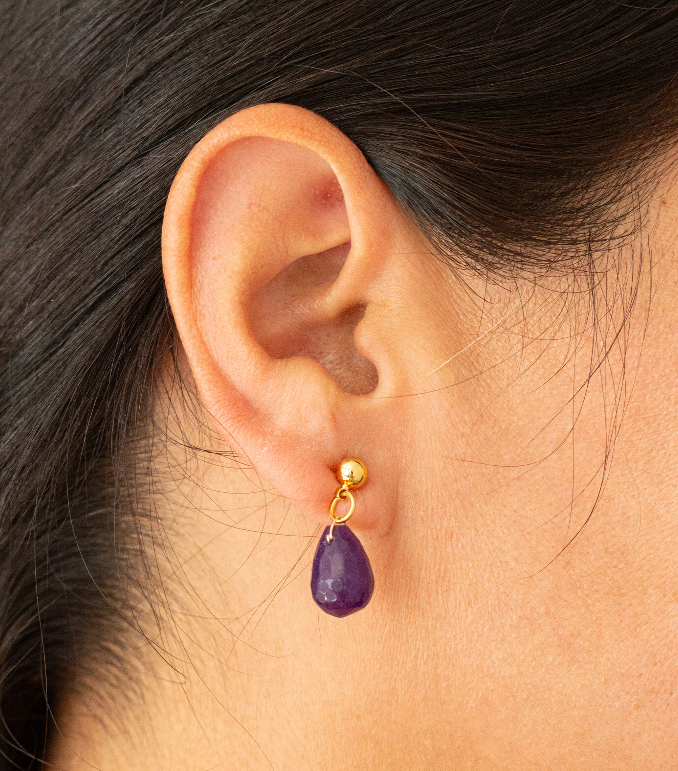 Aretes en Forma de Gota Mujer