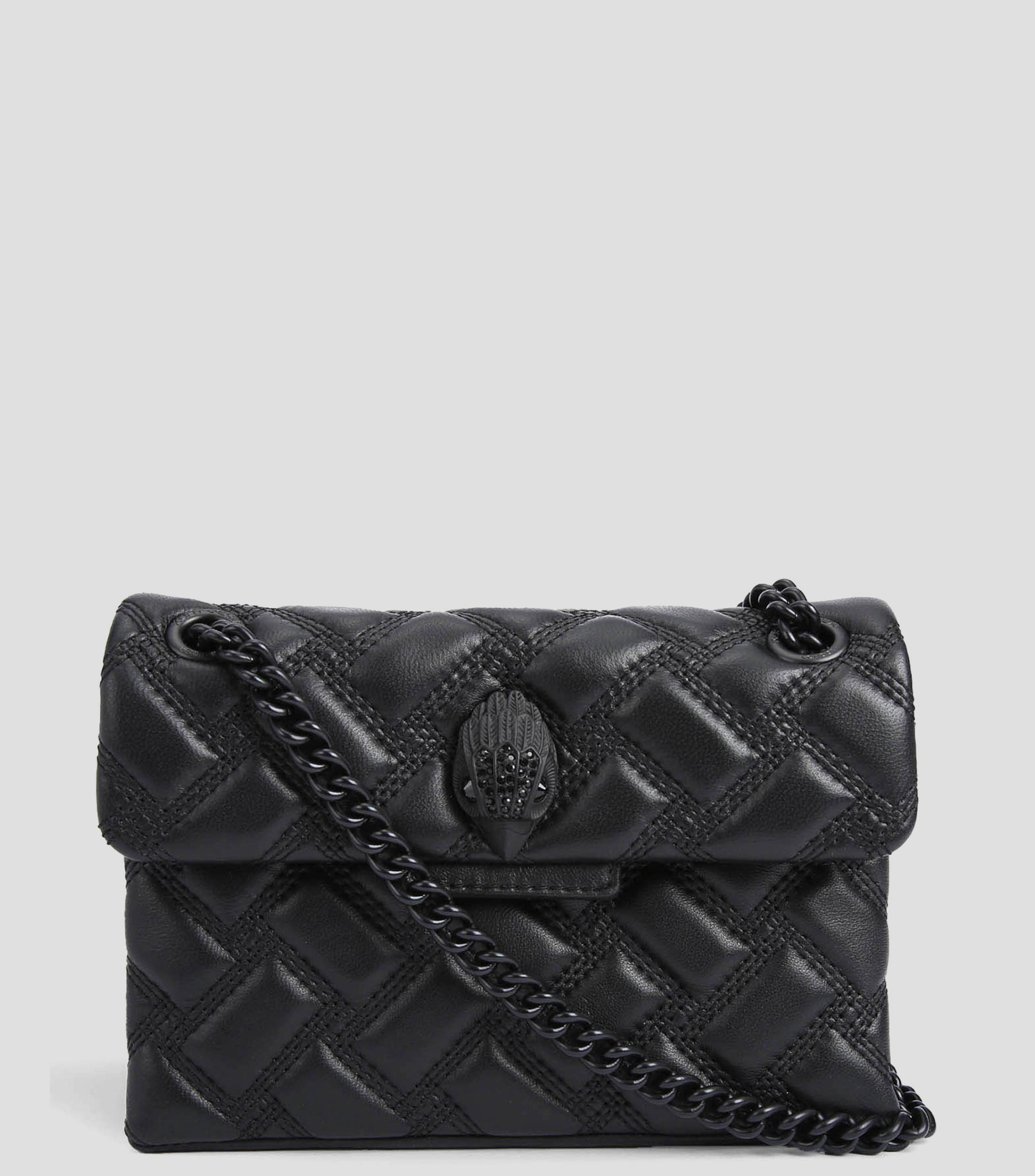 Bolsa crossbody en piel Mini Kensington Drench capitonado Mujer