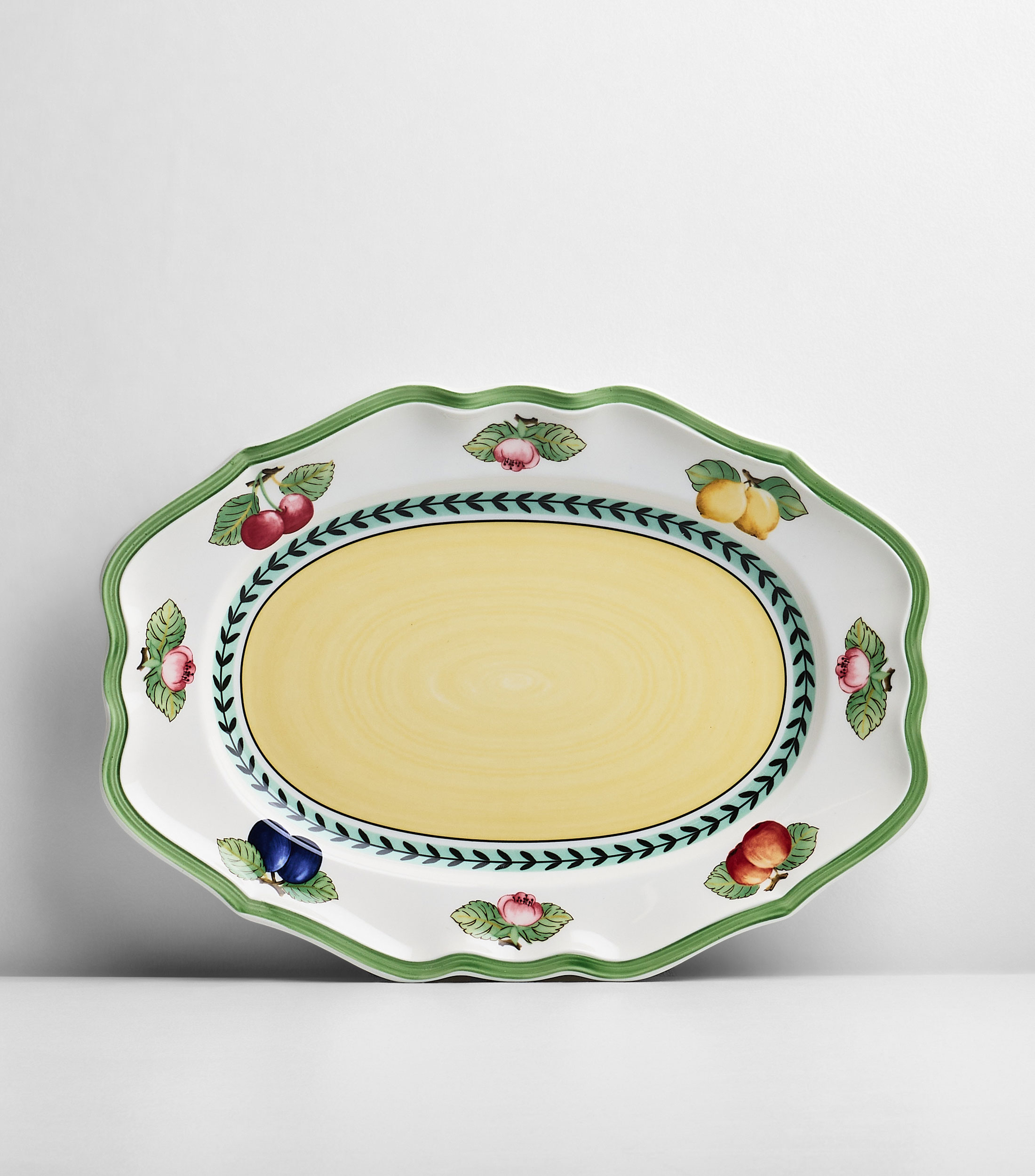 Plato Ovalado French Garden Fleurence con frutos