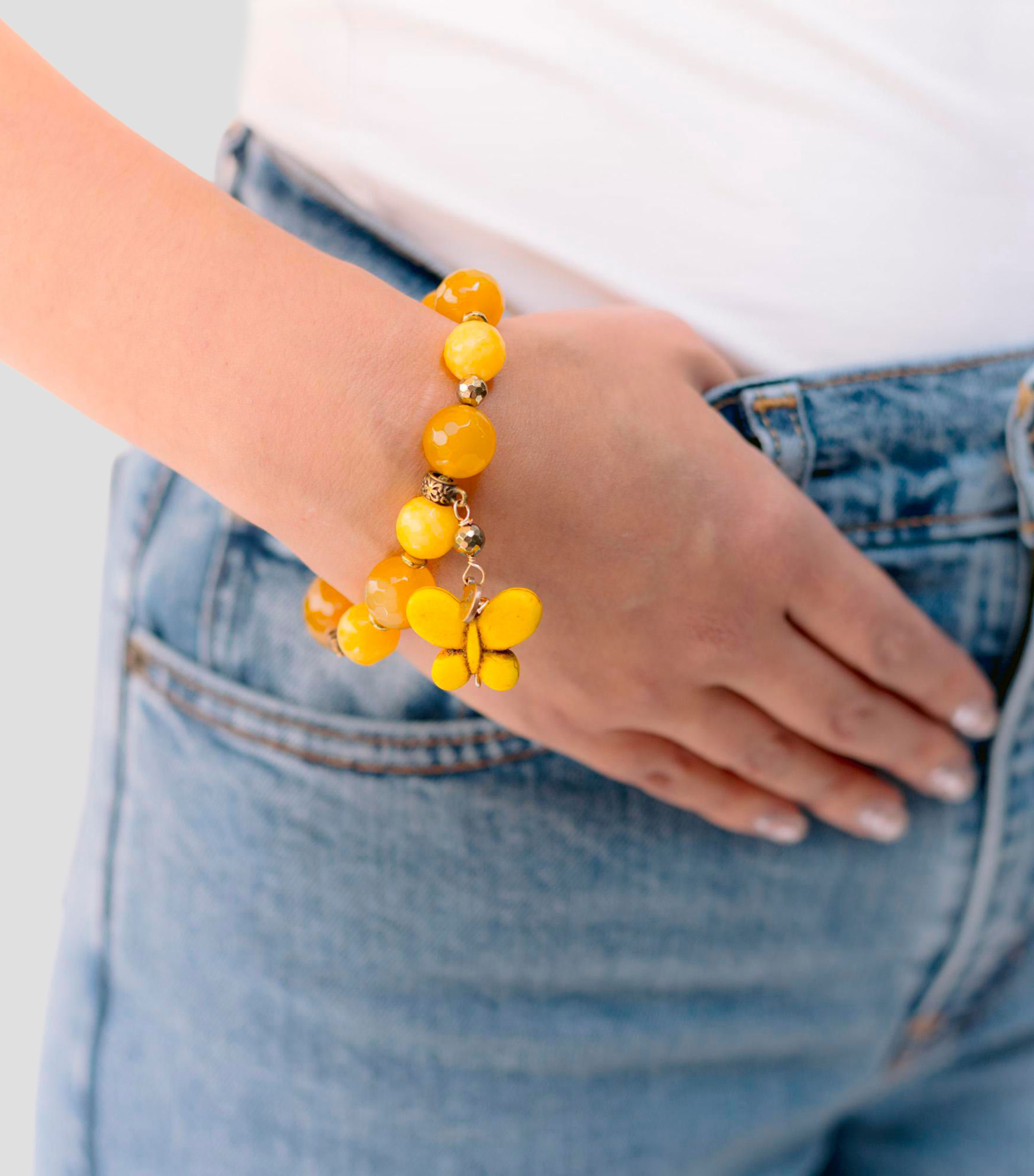 Pulsera mariposa Mujer